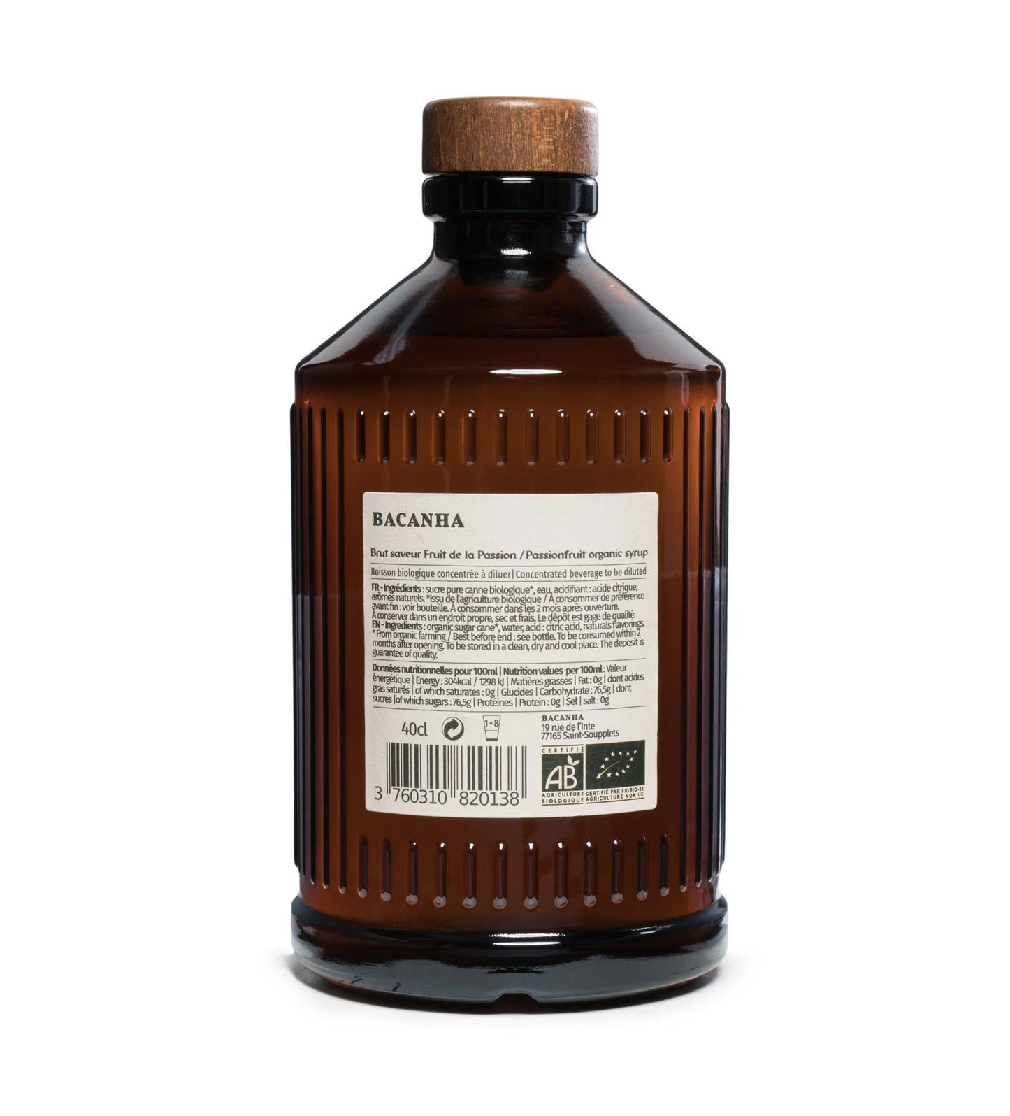 Raw Passion Fruit Organic Syrup