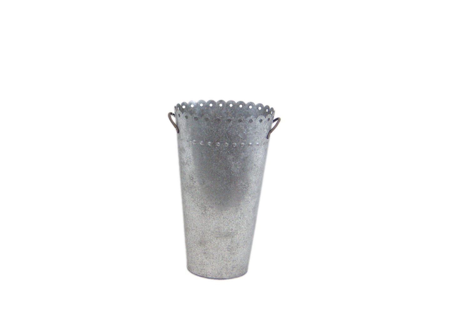 13" Weathered Look Oval French Bucket