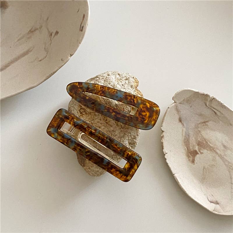 Printed Barrette Hair Clip