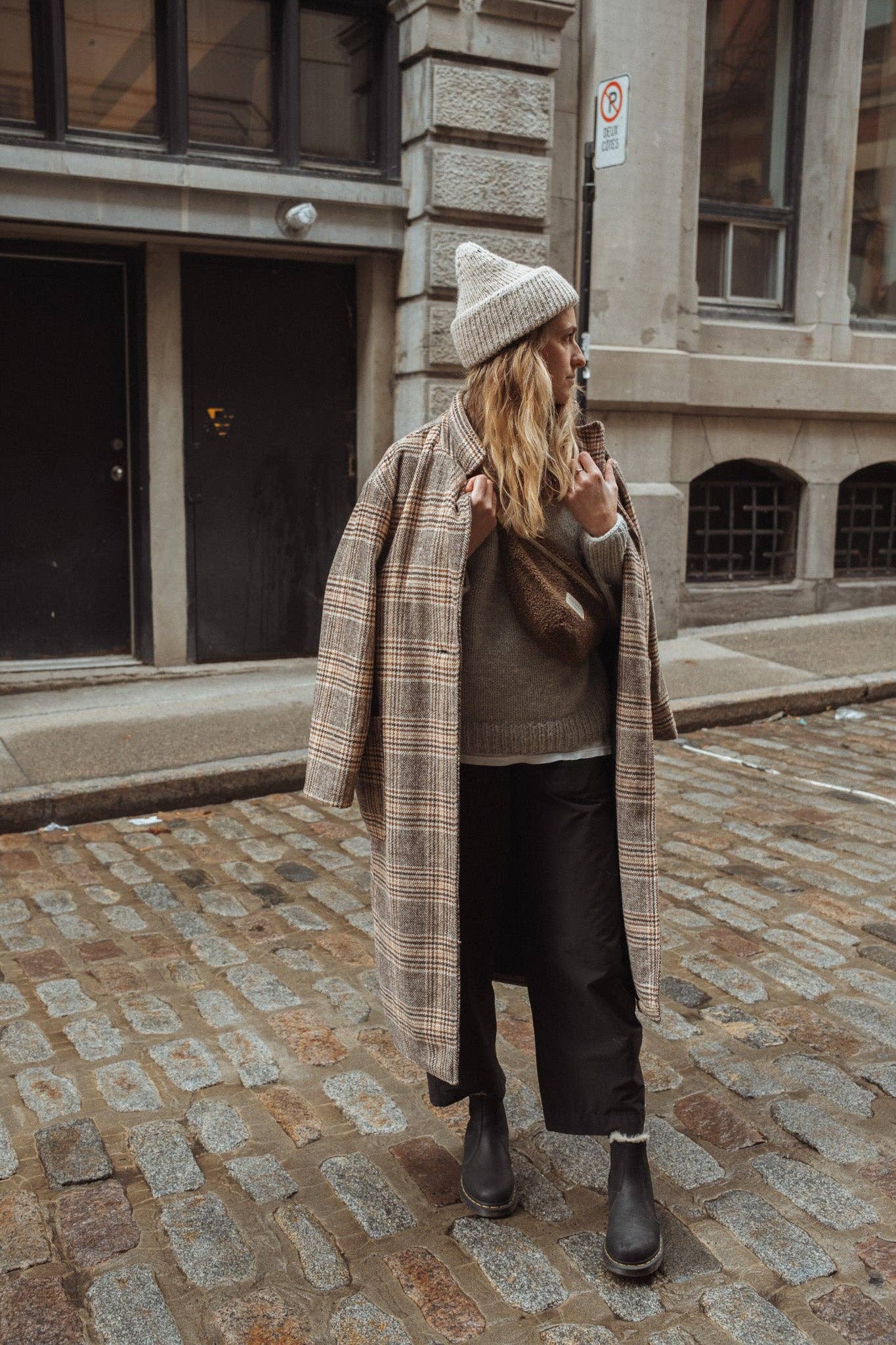 Teddy belt bag: Coffee
