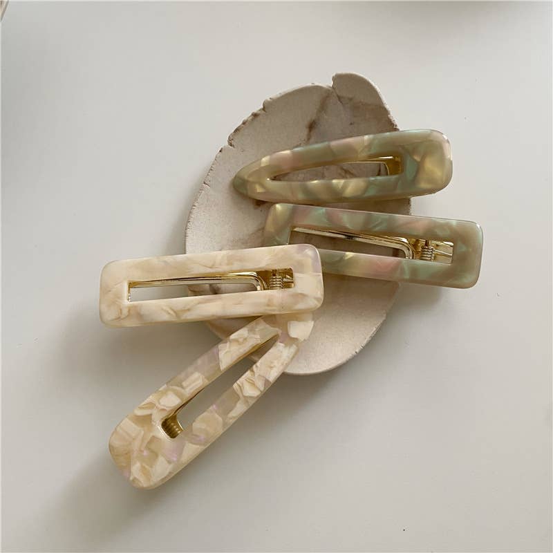 Printed Barrette Hair Clip