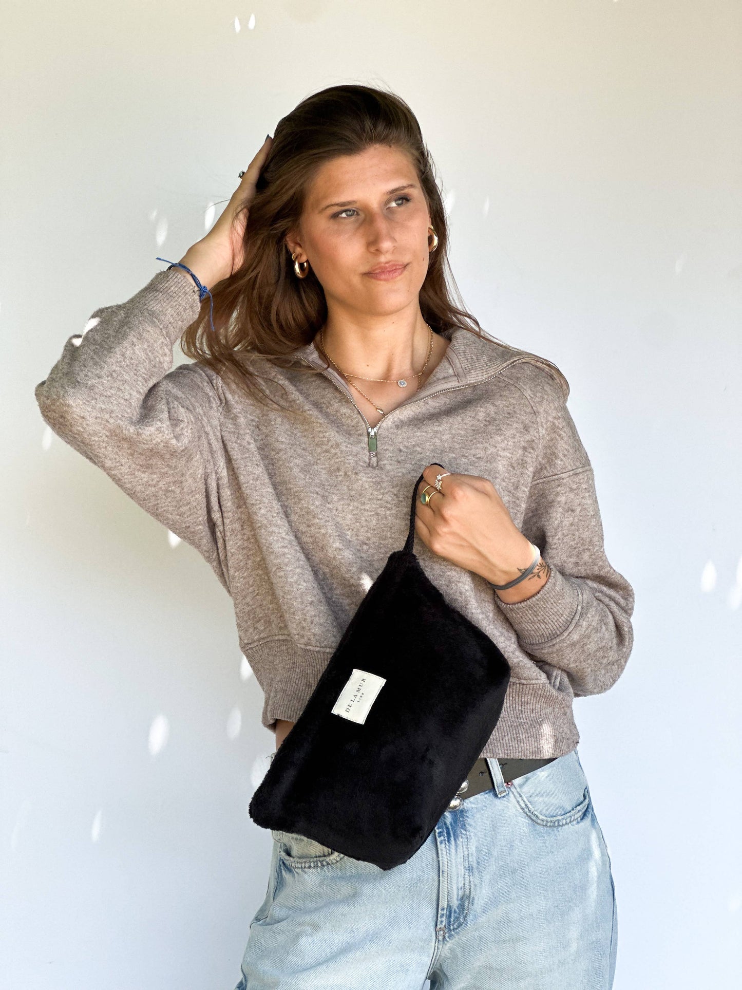 DE LA MUR Makeup Bag Noir