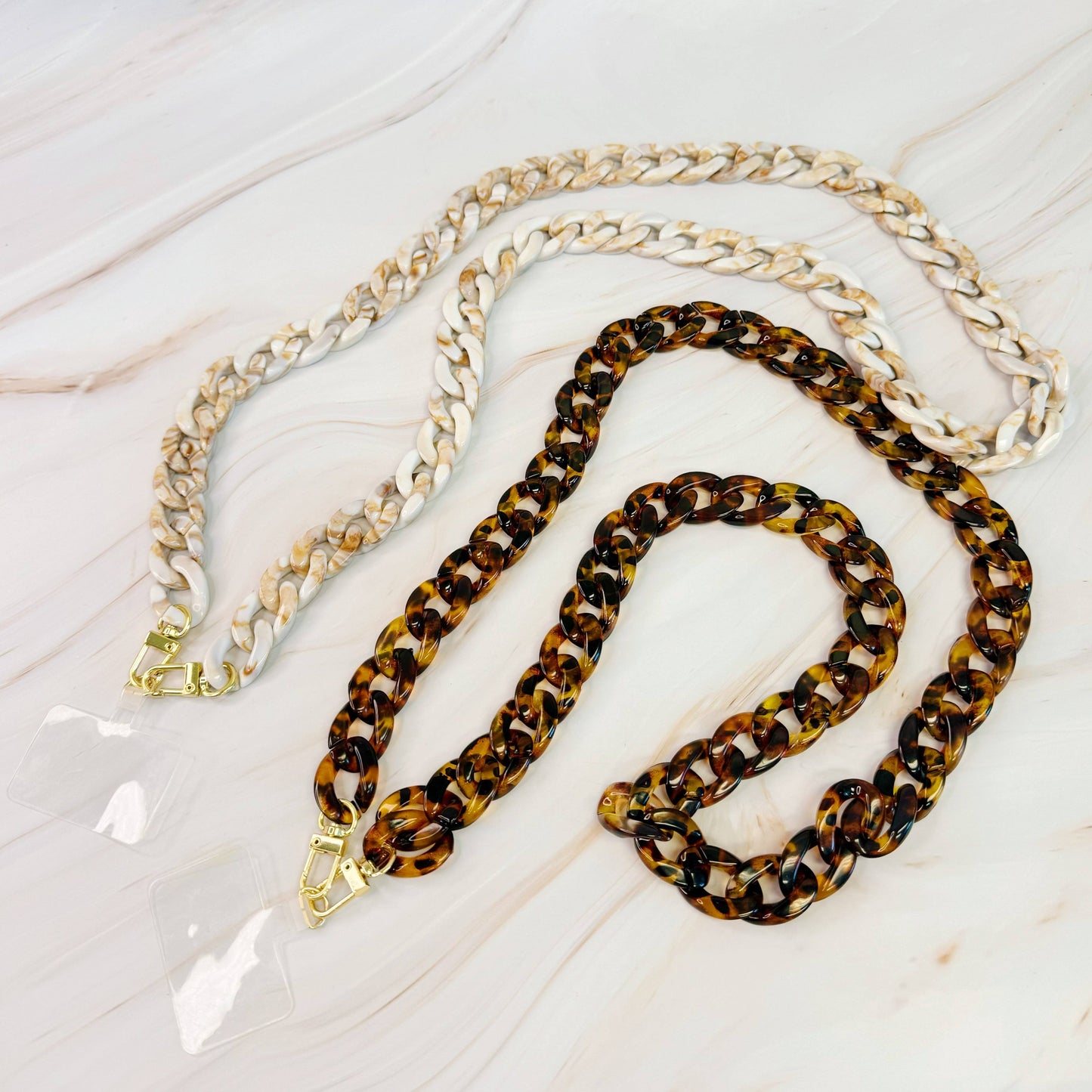 Phone Lanyard: Brownie Swirl Tortoise