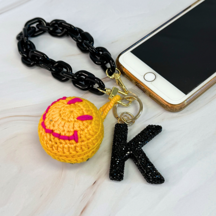 Ellison+Young - Link Multi Function Phone Wrist Lanyard: White
