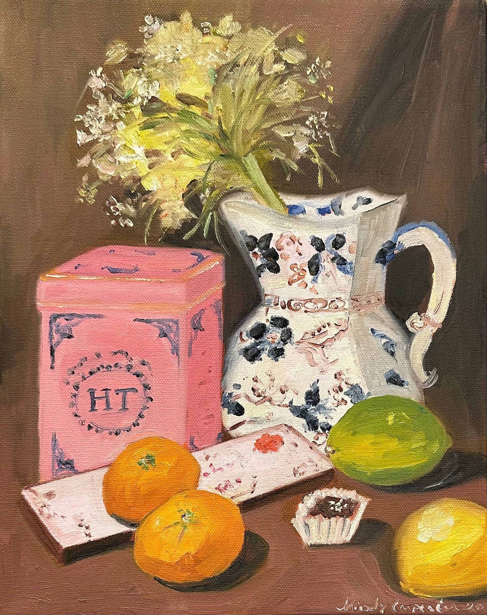 Citrus & Sweets Still Life Greeting Card