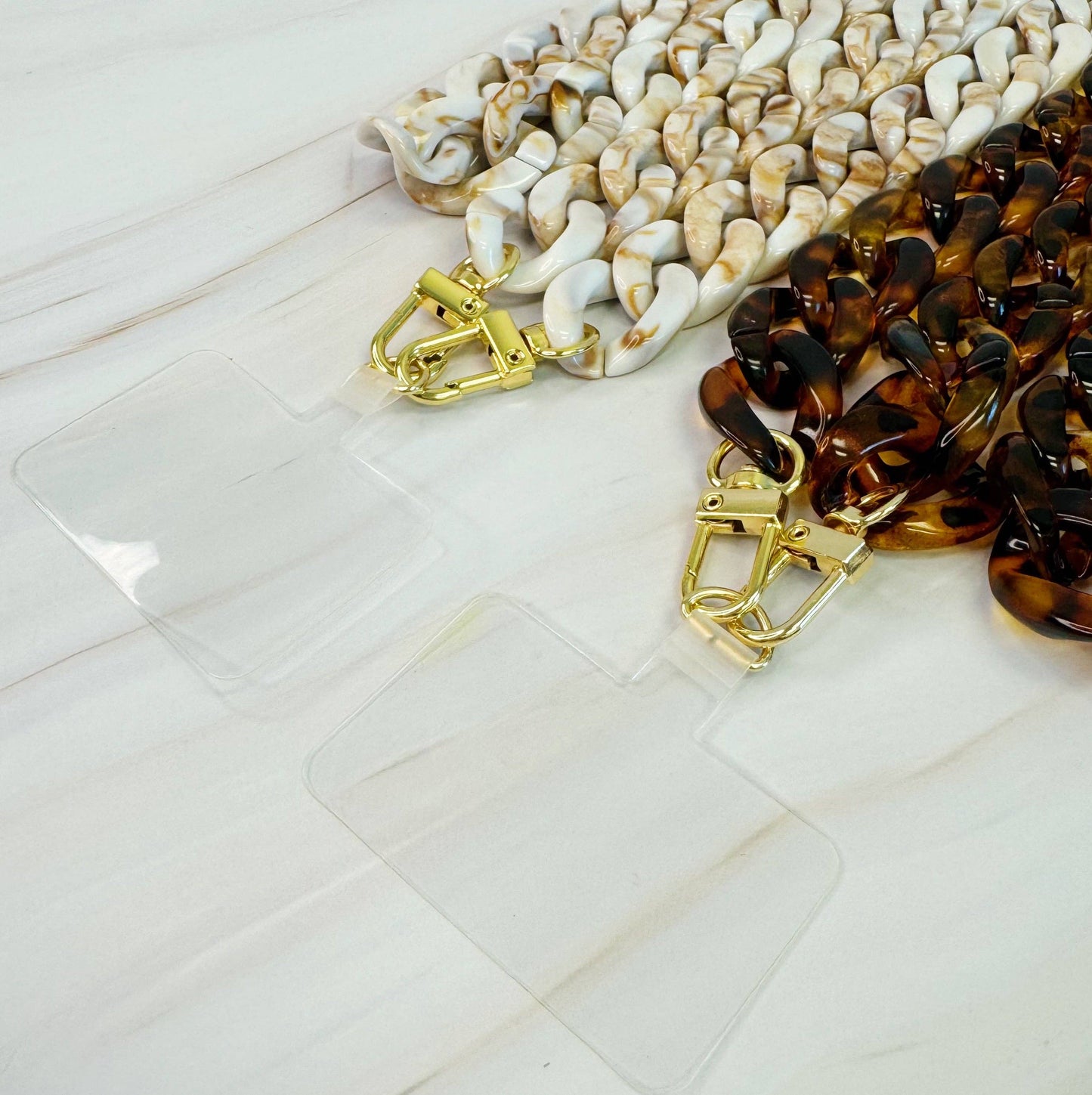 Phone Lanyard: Brownie Swirl Tortoise