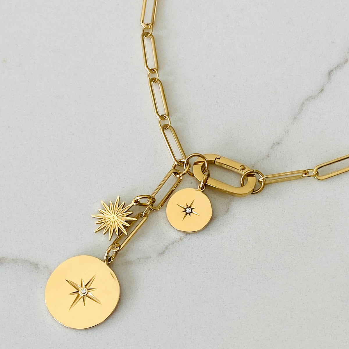 Cascade Necklace - Gold