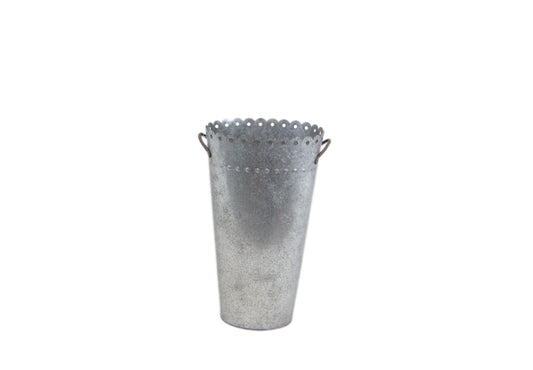 13" Weathered Look Oval French Bucket