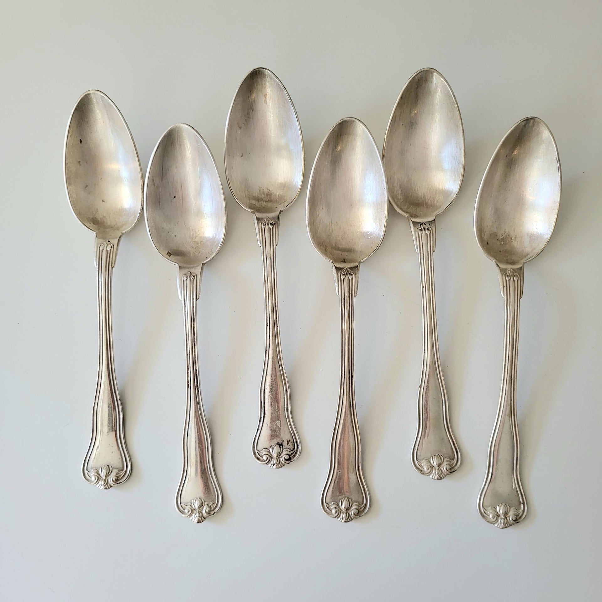 1900's American Silver Plated Spoons - Set of 6