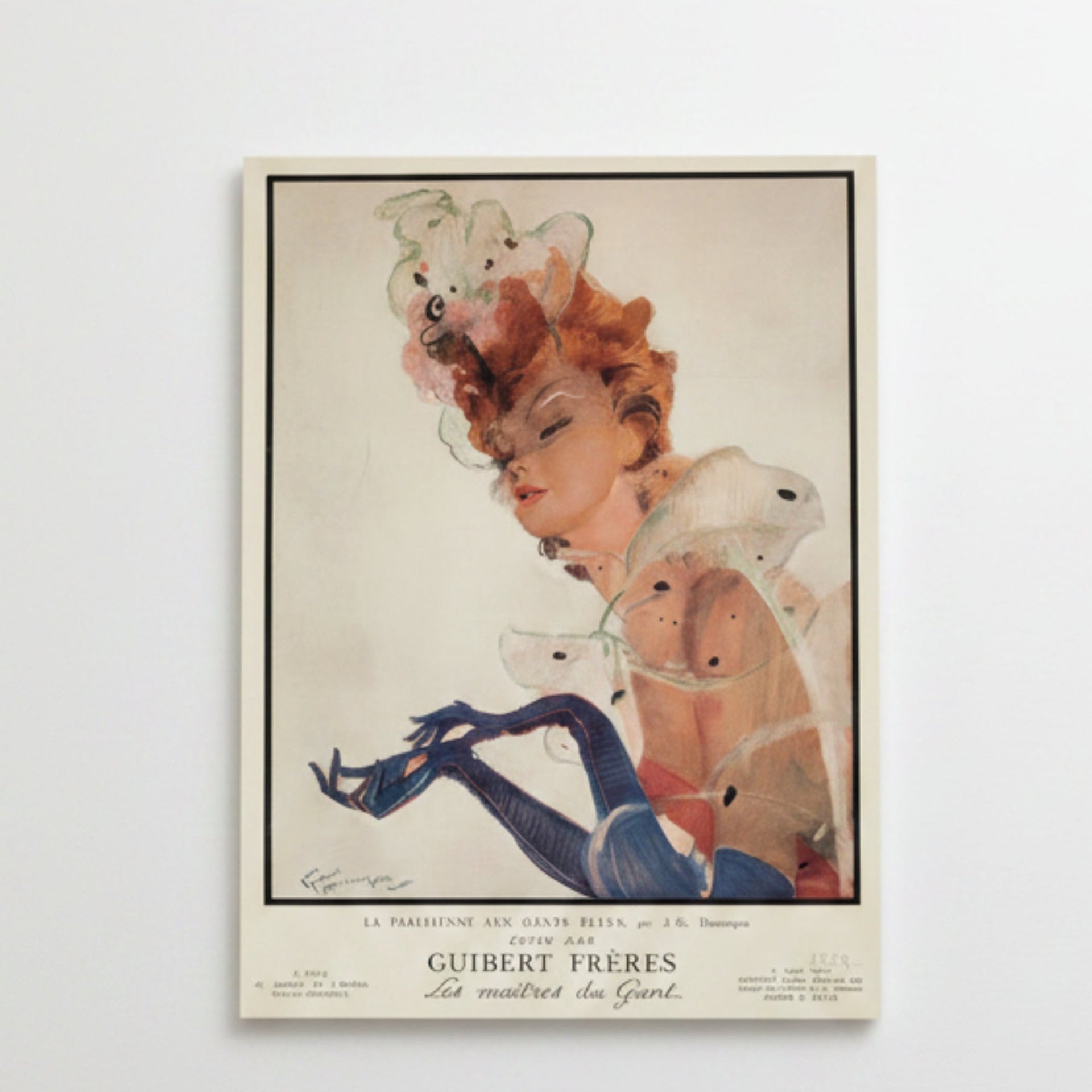 1939 Vintage Ad Print - from Paris