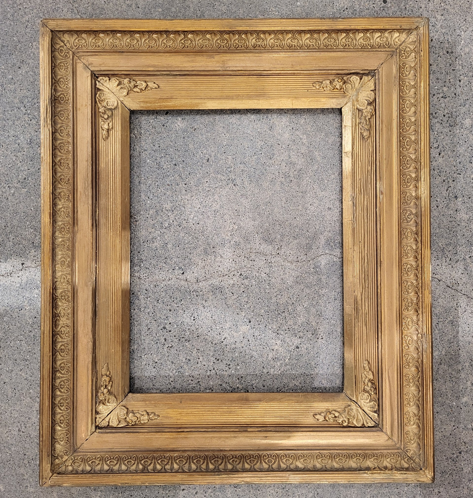 Antique Gilded Wooden Frame - from Paris