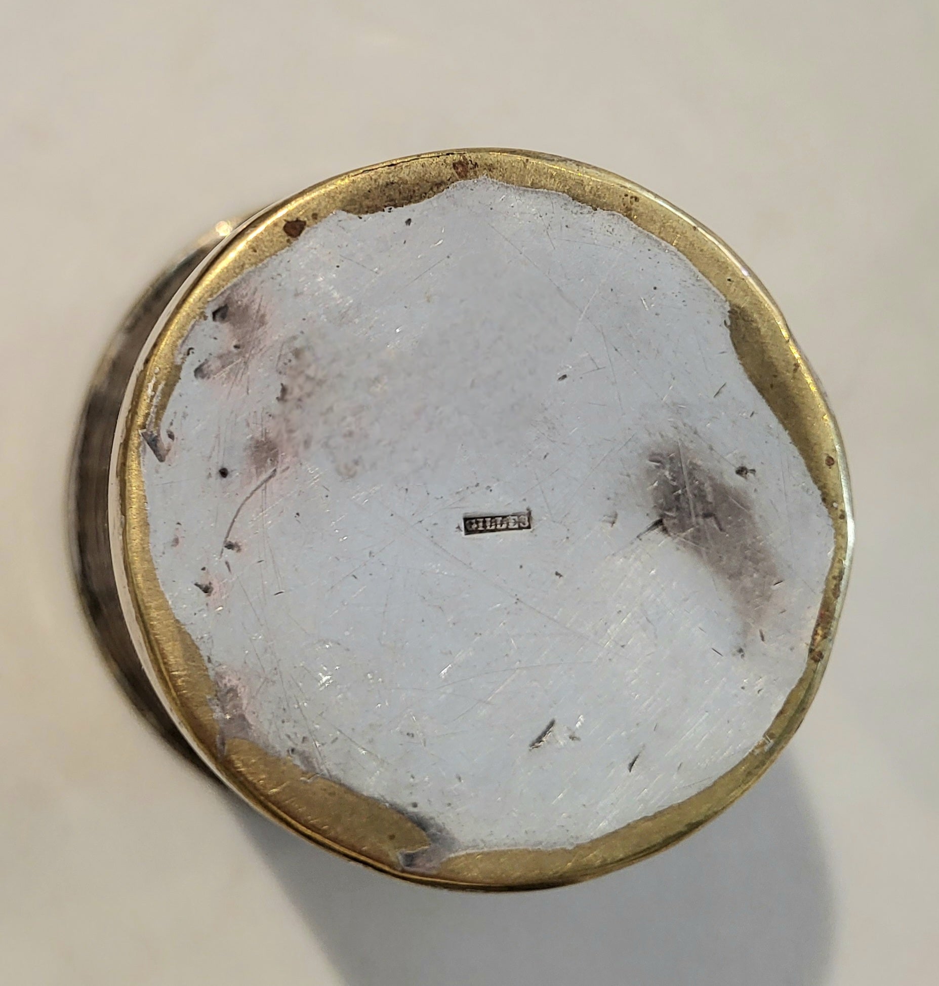Vintage Monogrammed Silver Cup - from Paris