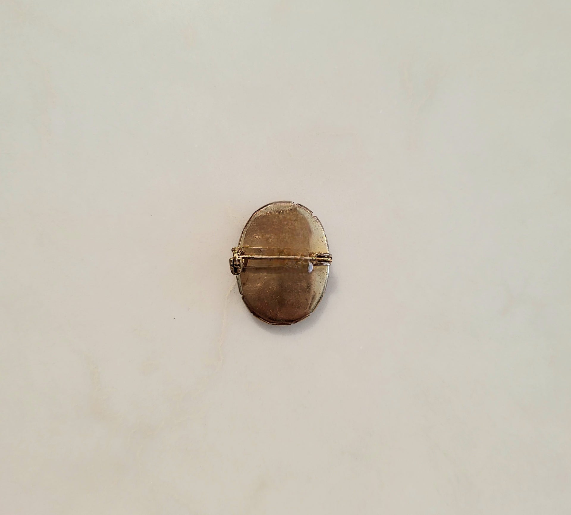 Vintage Cameo Pin - from Paris