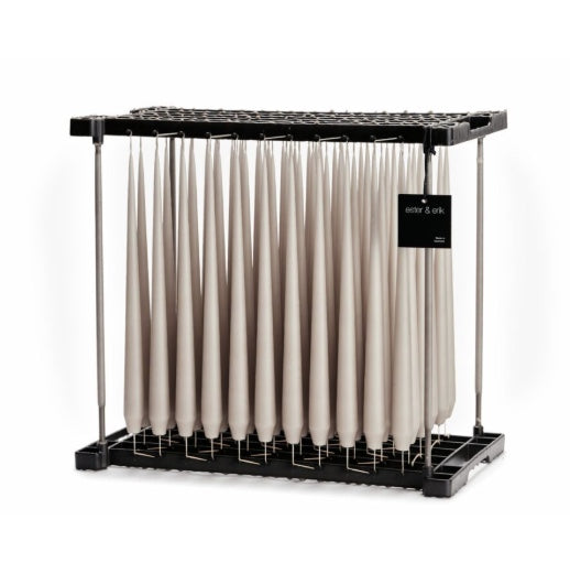 Ester & Erik Taper Candle Pair - Linen Grey 32cm
