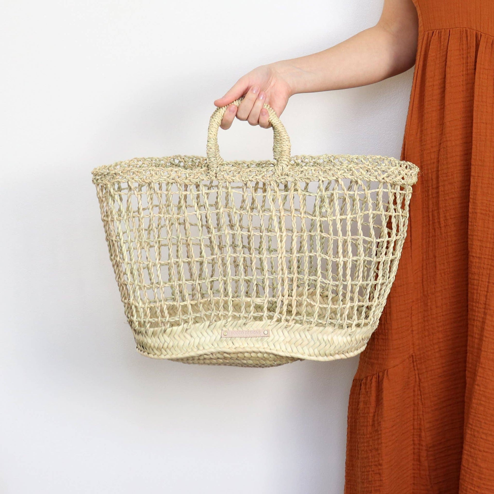 French Straw tote bag