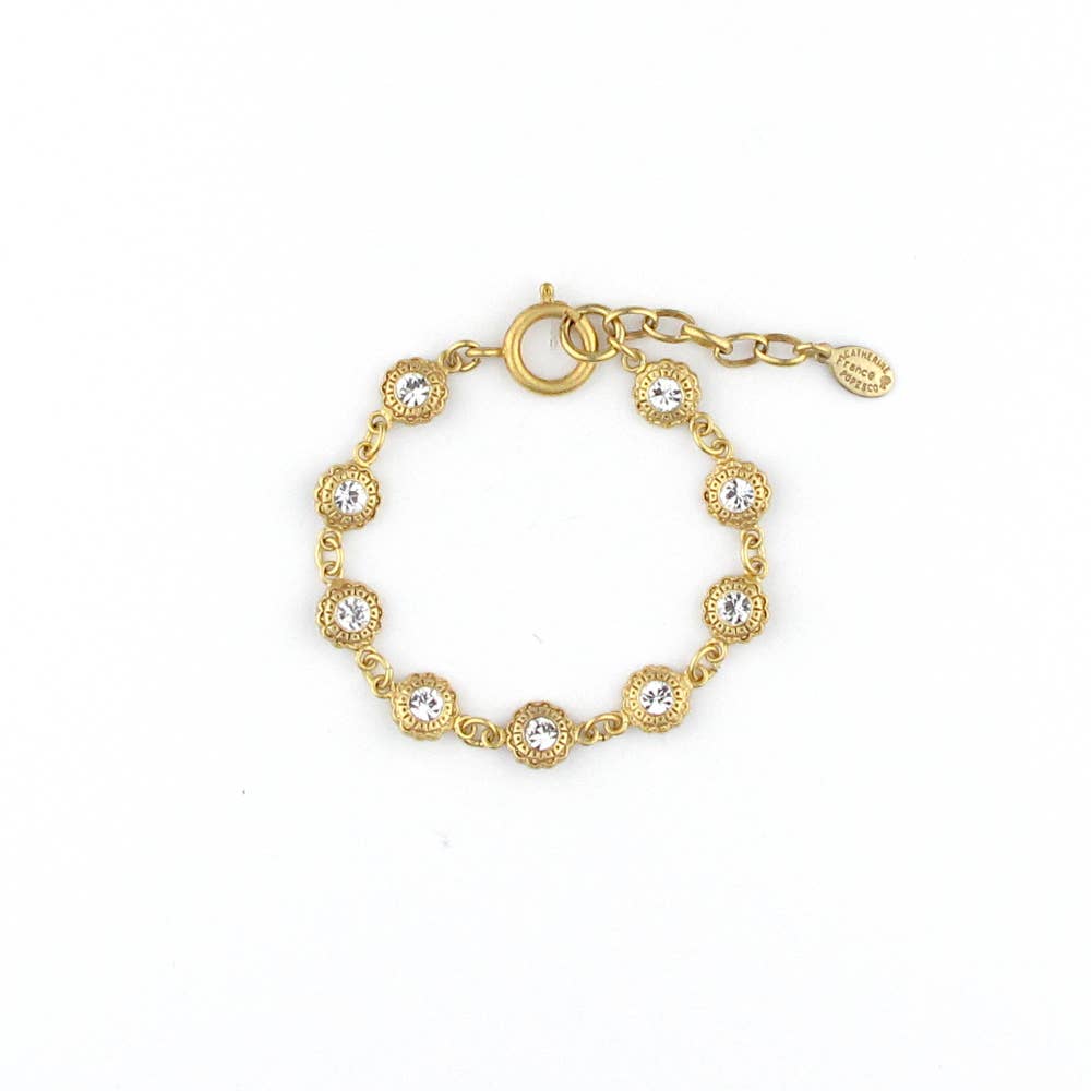 La Vie Parisienne French Marigold Bracelet - Black Diamond