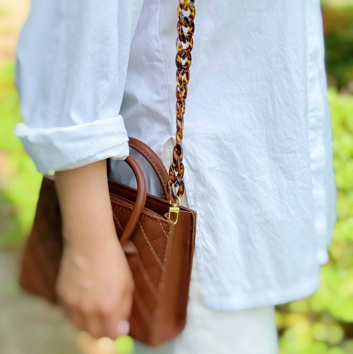 Phone Lanyard: Brownie Swirl Tortoise