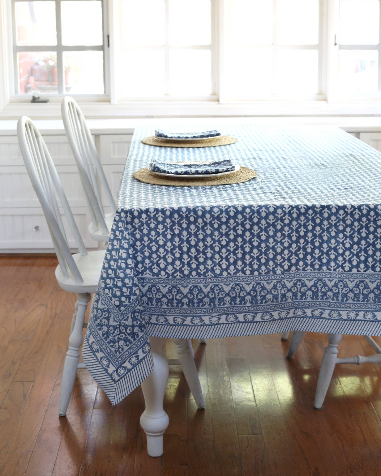 Tablecloth Charlotte Indigo: 60x92