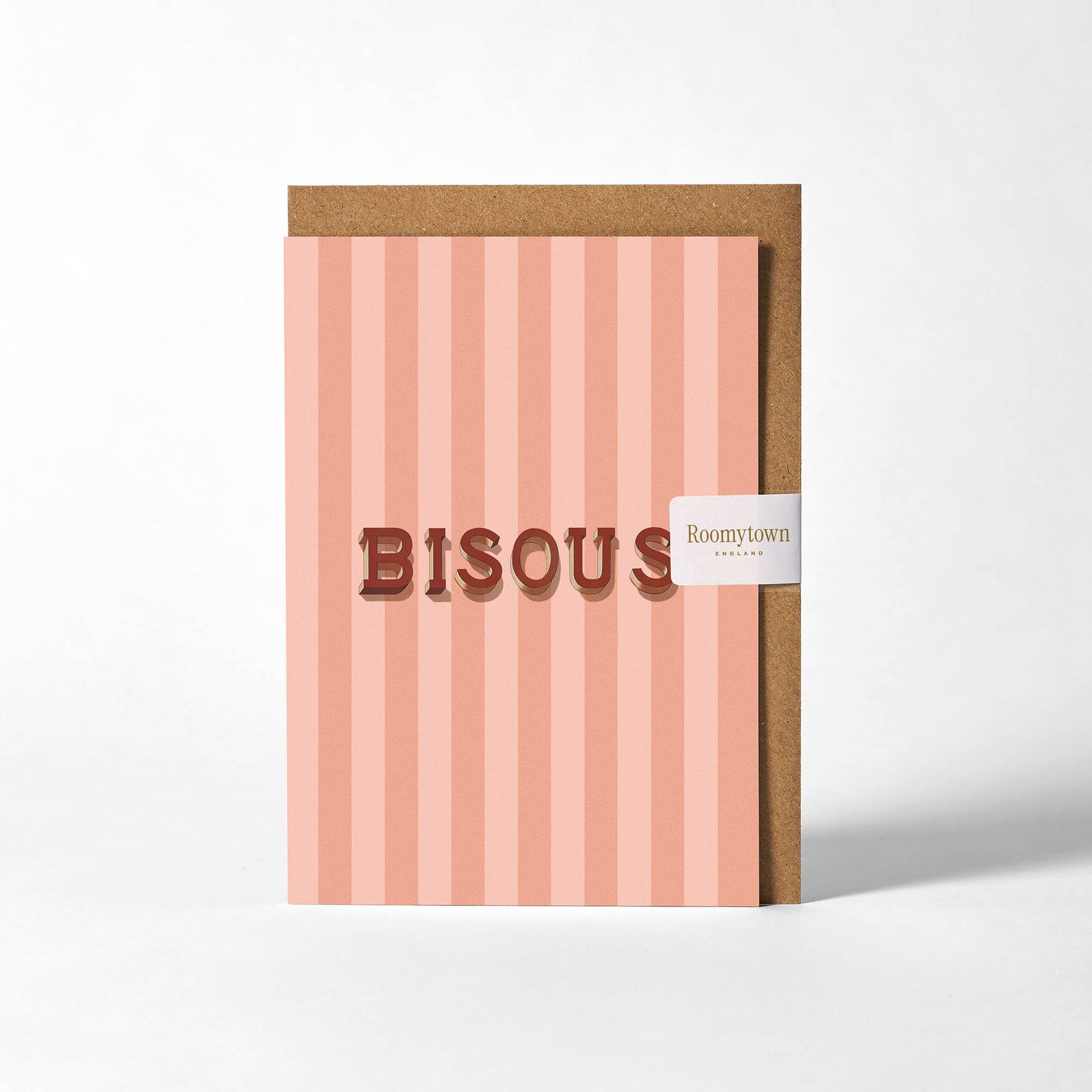 Greetings Card - Bisous /Kisses