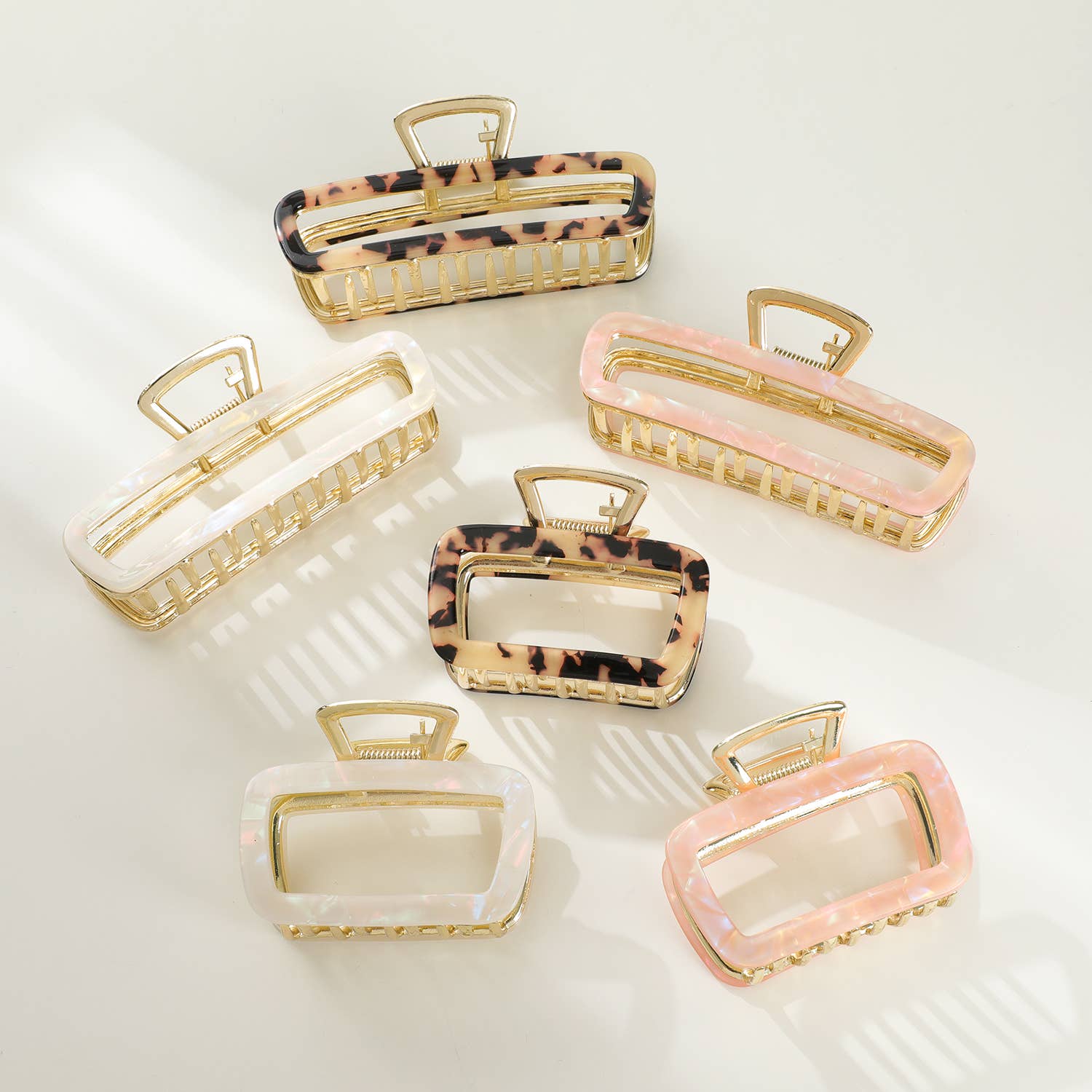 Harlow Rectangle Metal Claw