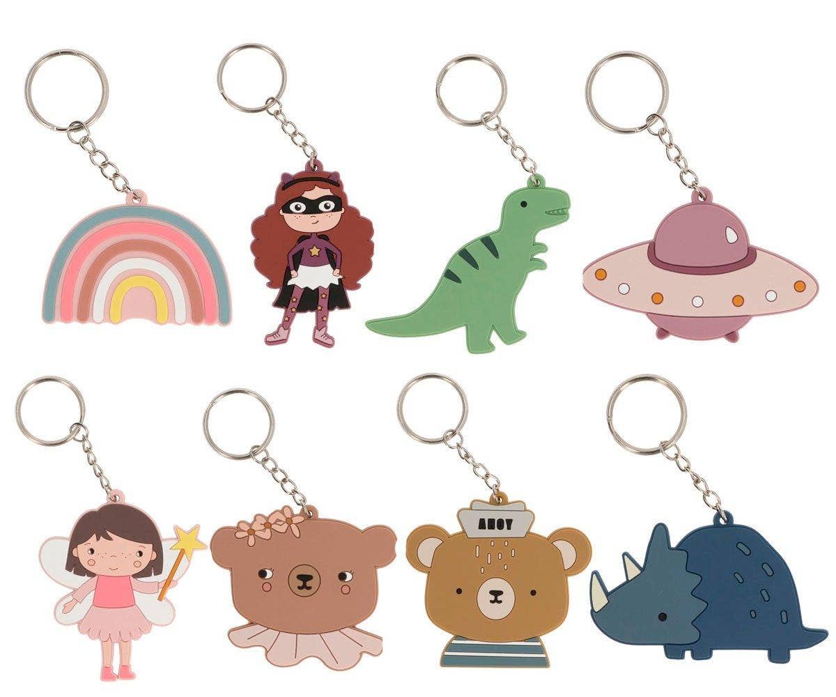 Colorful Children's Silicone Keychains