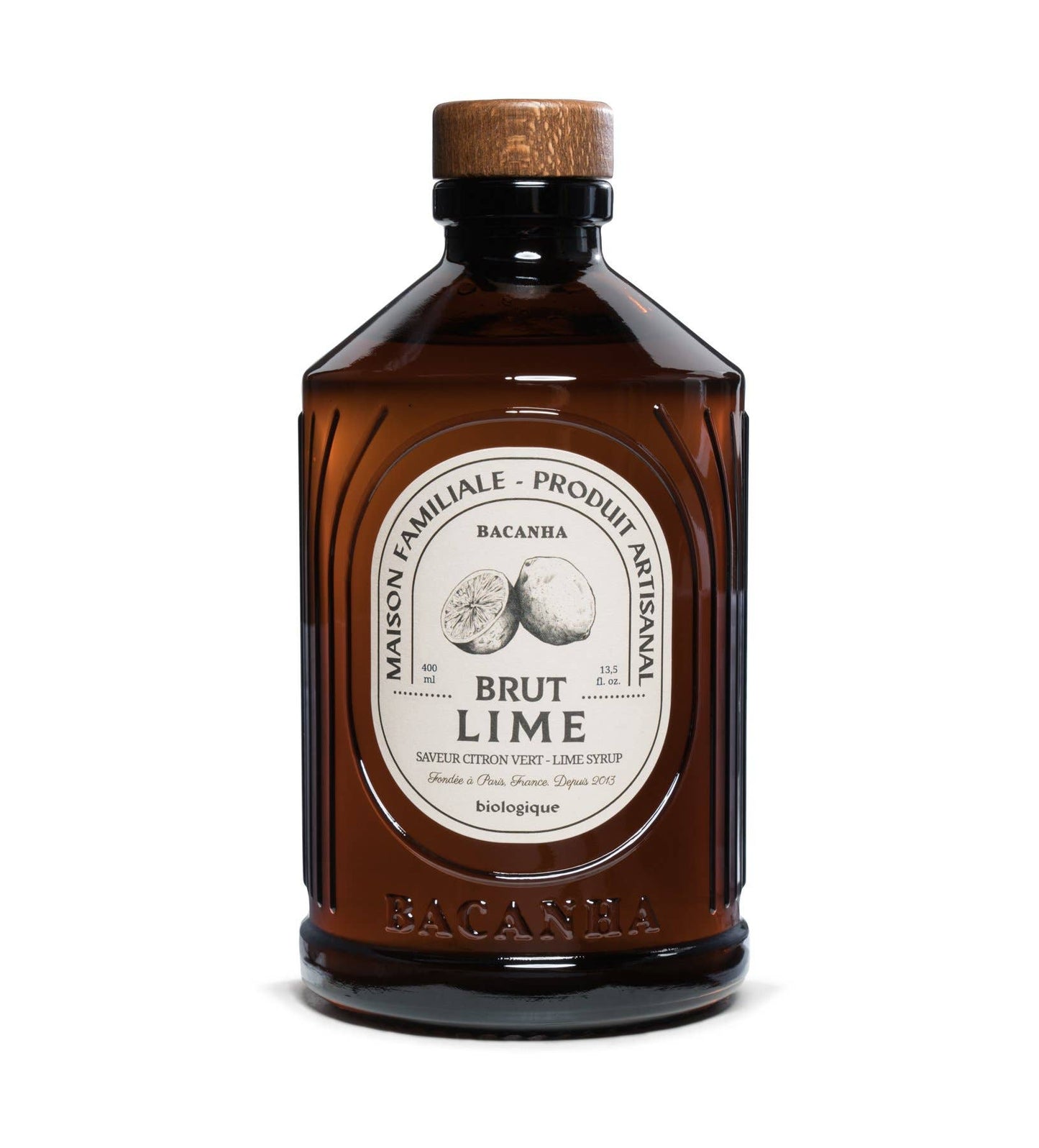 Bacanha - Raw Lime Syrup - Organic - 400ml - 13,5 fl. oz.