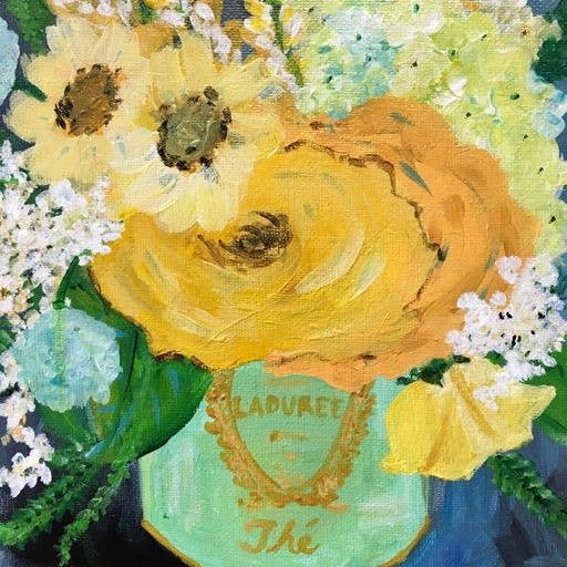 Carpe Diem Papers - Yellow Roses Greeting Card