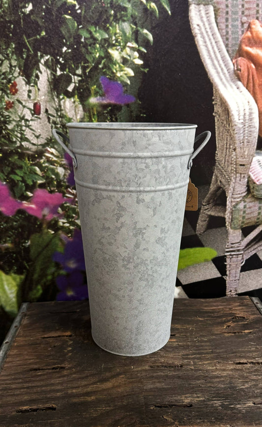 13" Gray Zinc French Bucket