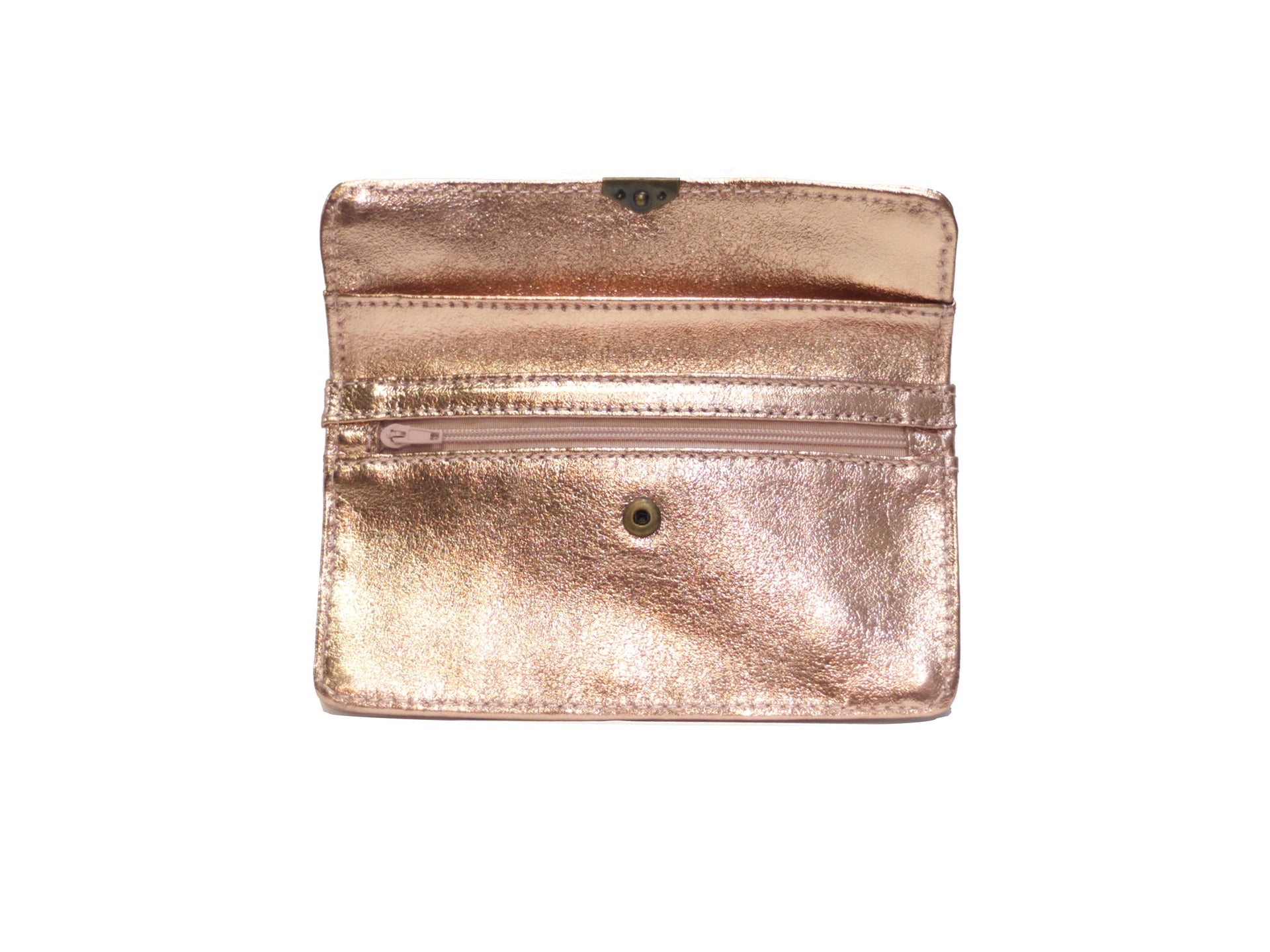 Royal Marais Compact All-in-One Leather Wallet - Nutty