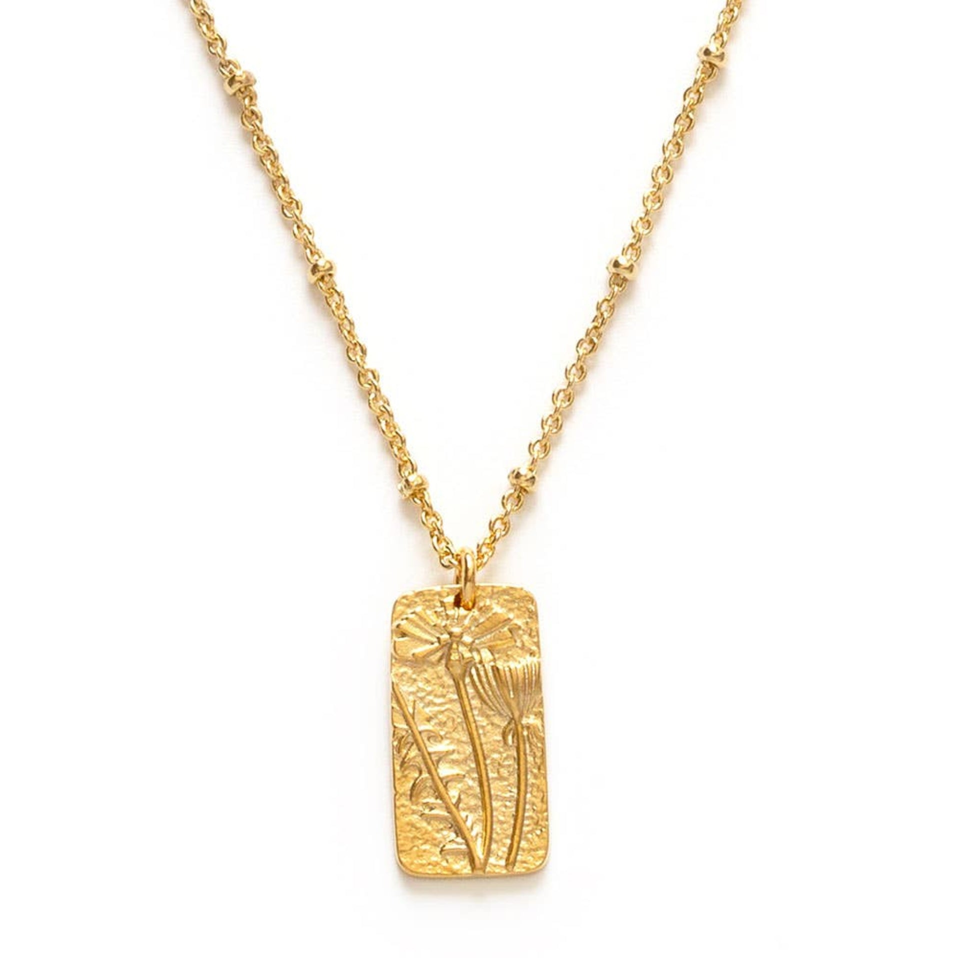 Amano Studio Flower Medallion Necklace