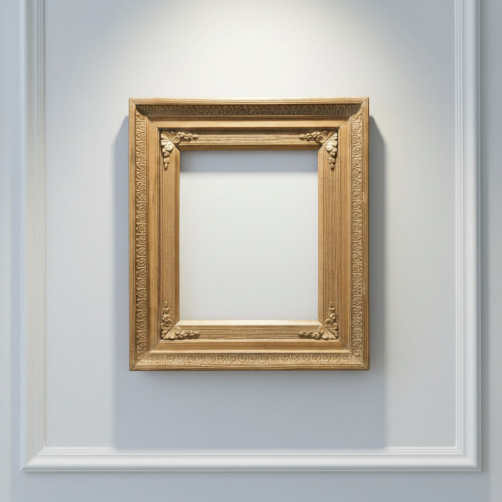 Antique Gilded Wooden Frame - from Paris