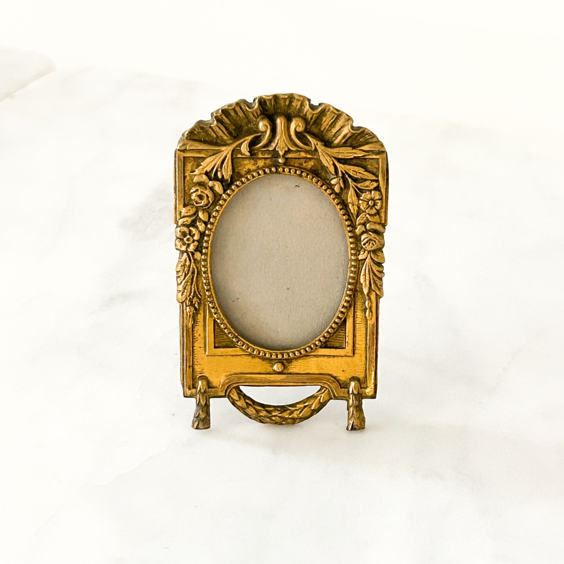 Antique Gold Mini Picture Frame - From Paris