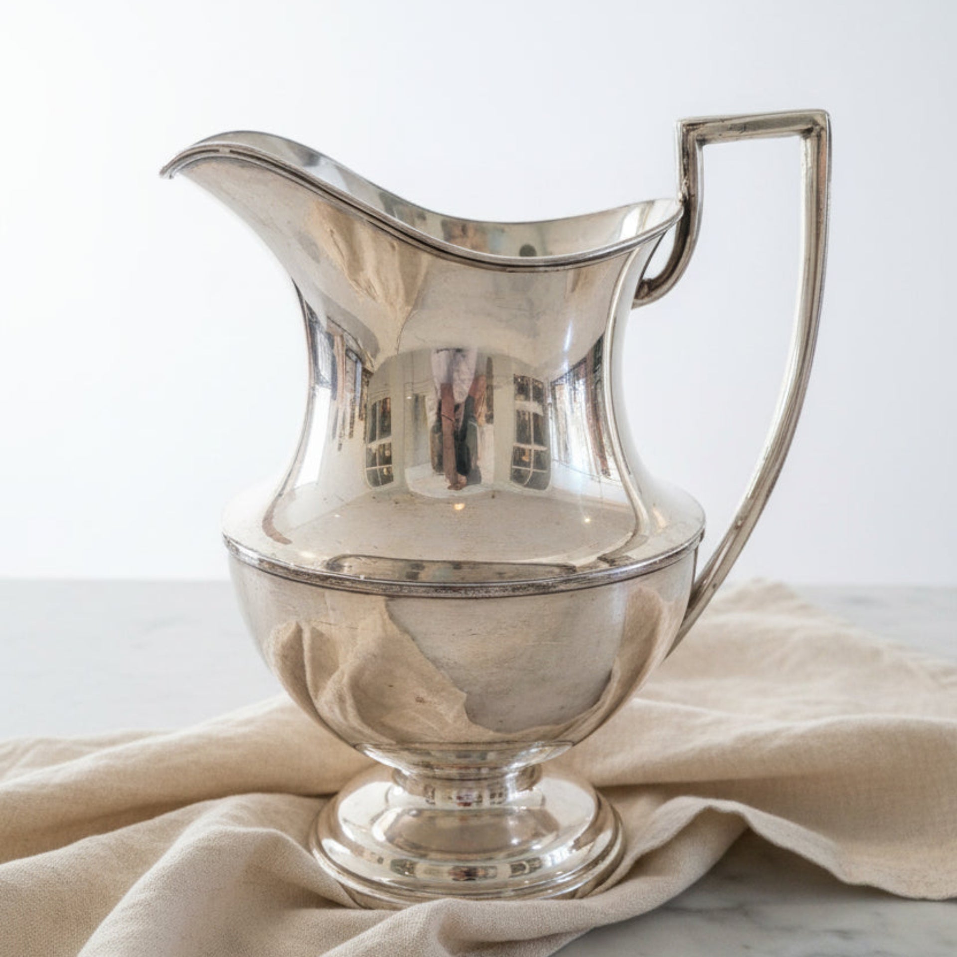 Antique Silver Plated Pitcher -from Paris