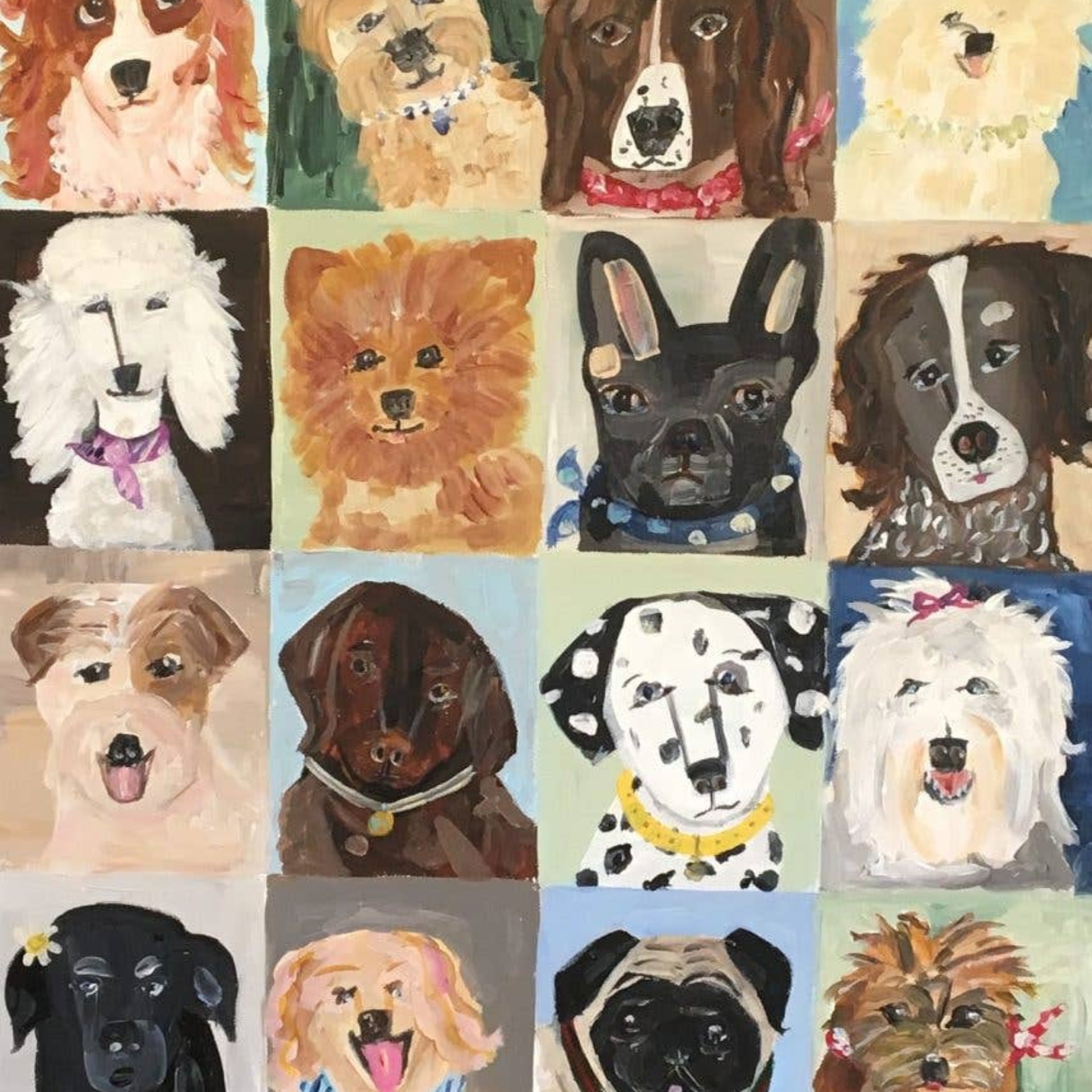 Carpe Diem Papers - Les Chiens Greeting Card