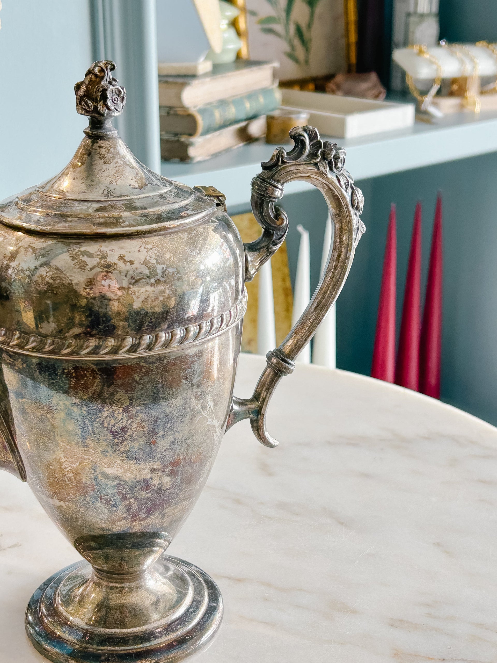 Silver Plated Coffee Pot - from Paris