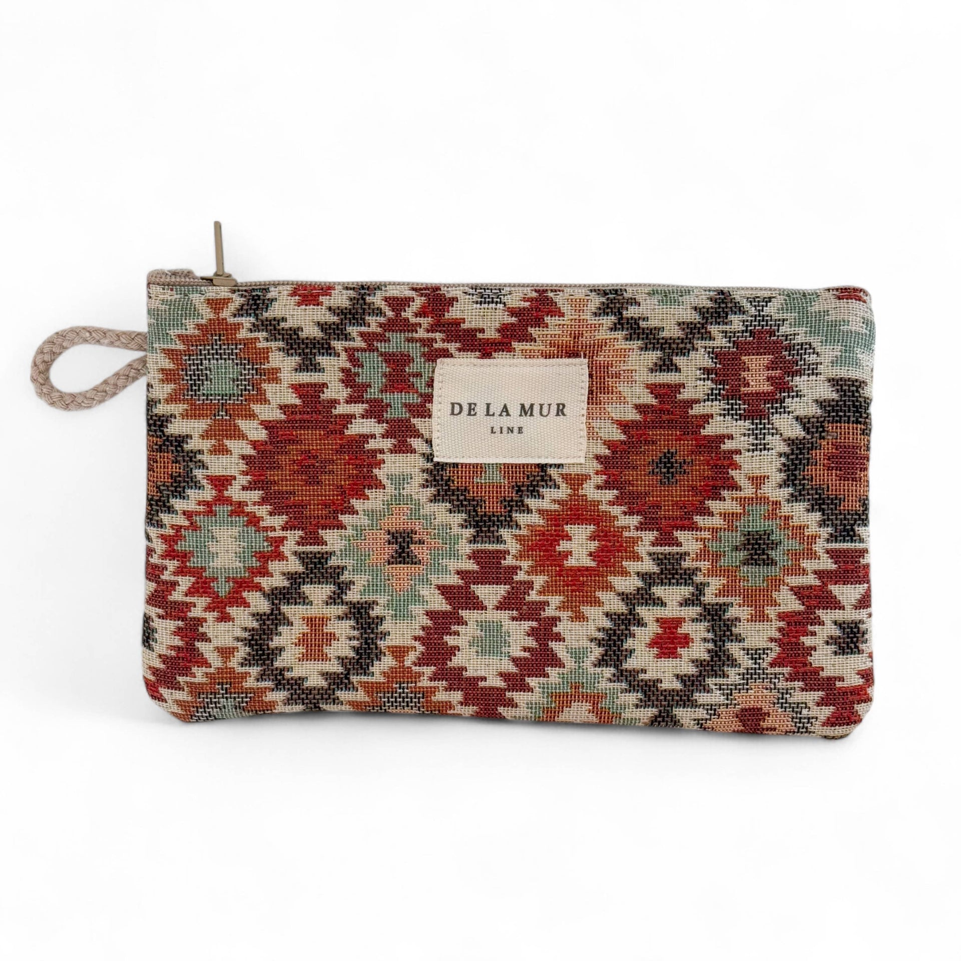 DE LA MUR - Small Makeup Bag / Coin Purse Bea