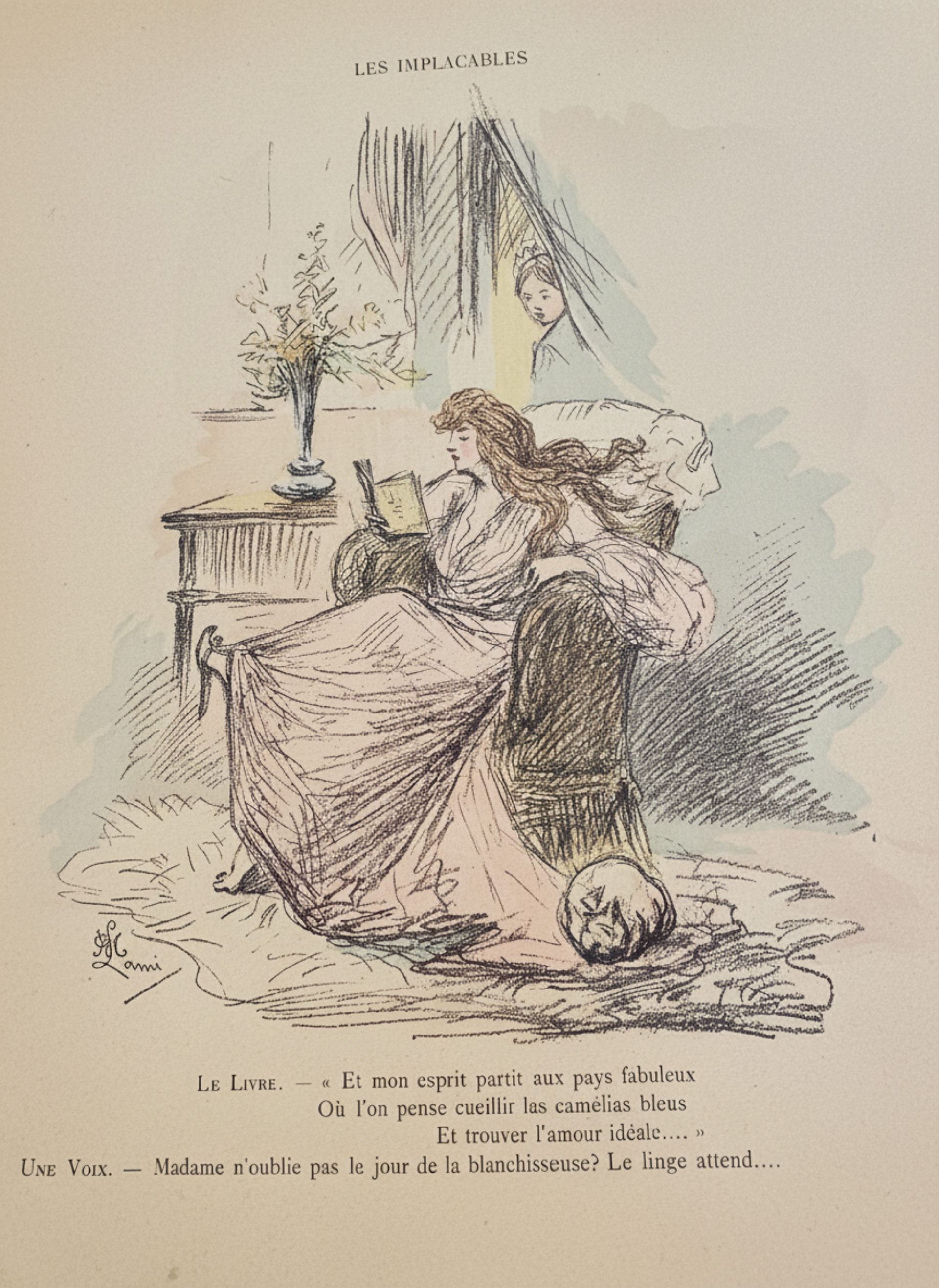 Entre Femmes Collection 1898 Book Pages - from Paris