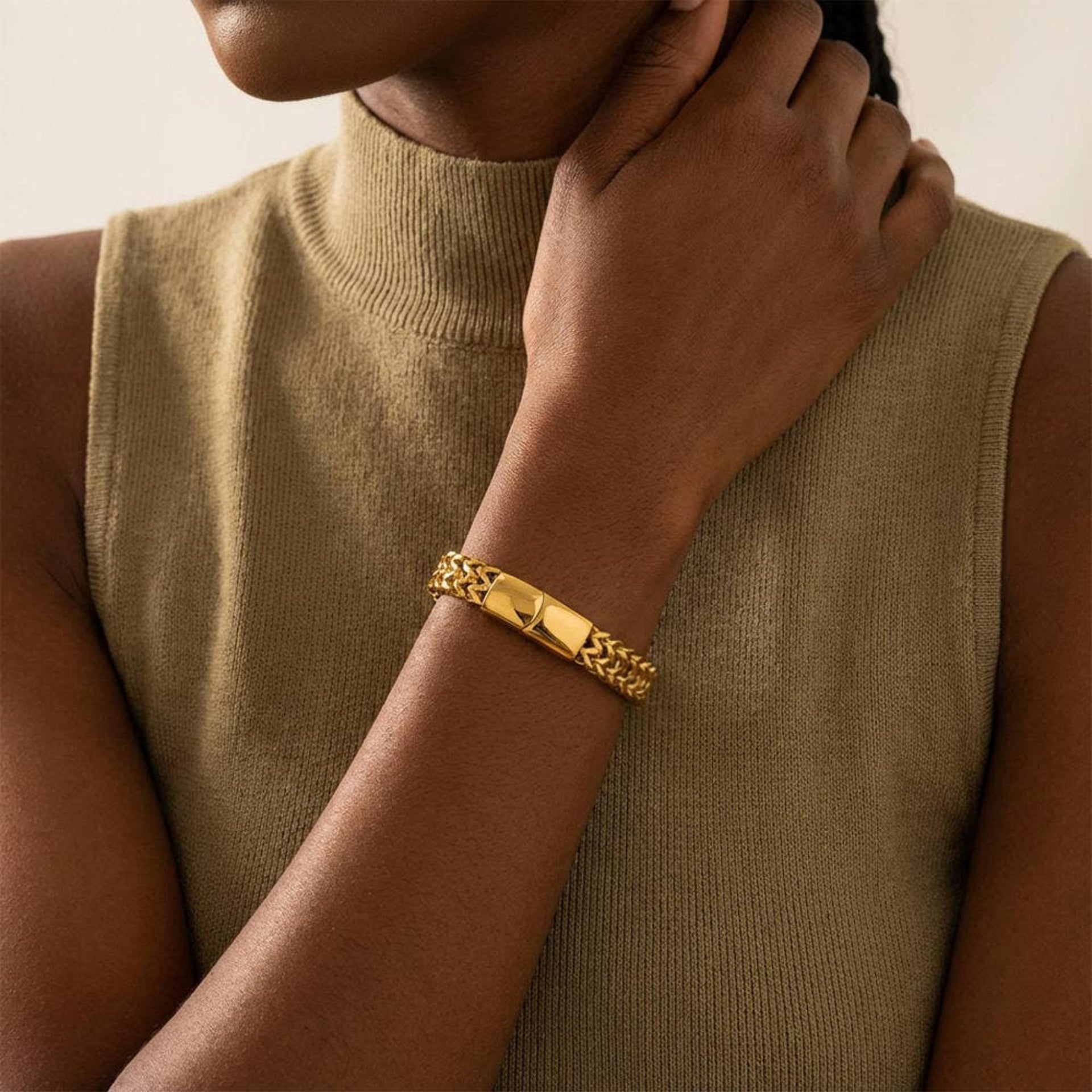 Estate Cuff Bracelet - Gold