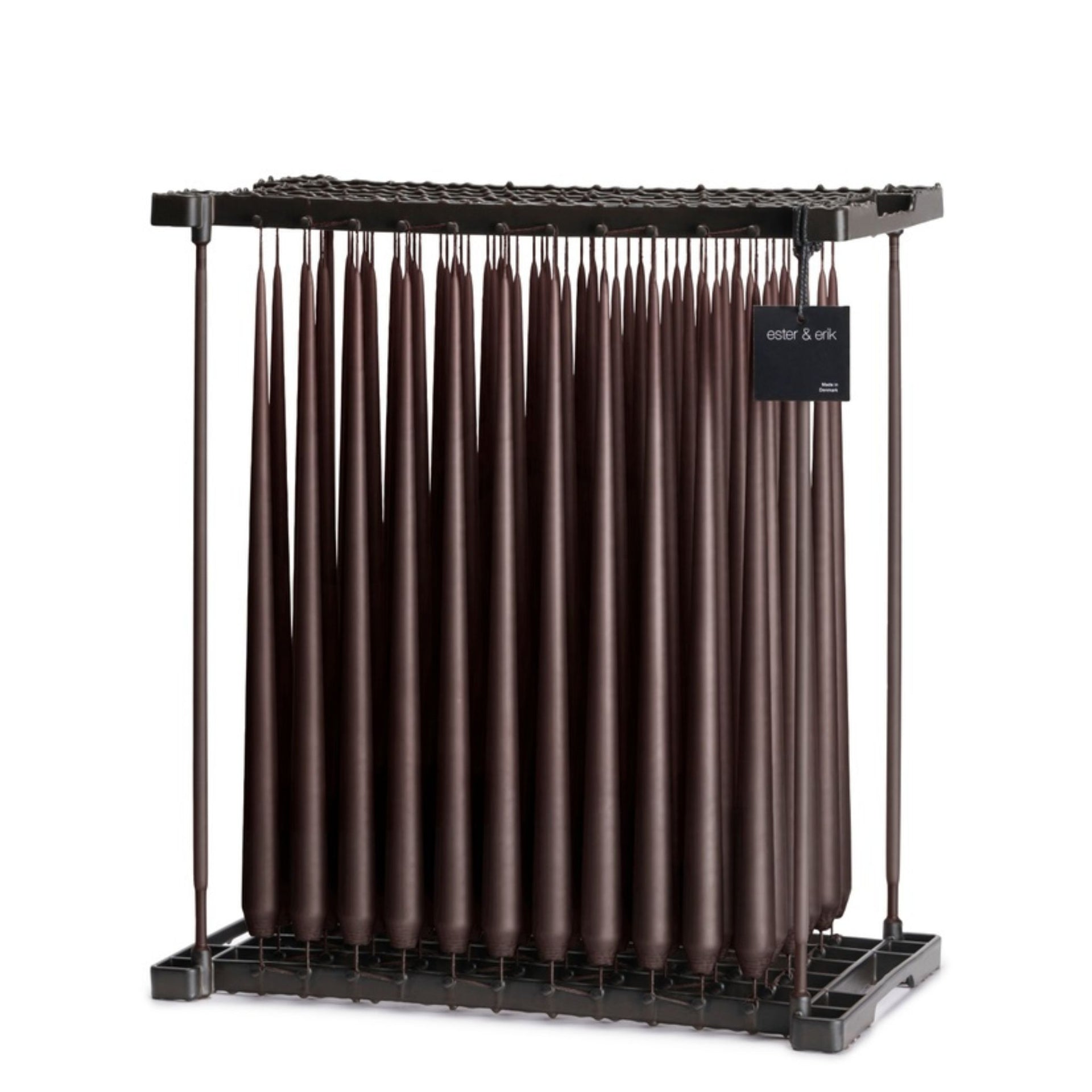 Ester & Erik Taper Candle Pair - Espresso