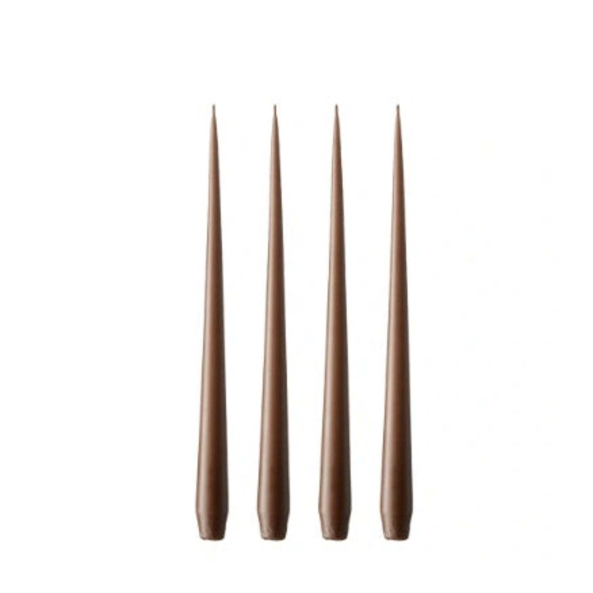 Ester & Erik Taper Candle Pair - Hazelnut 32cm