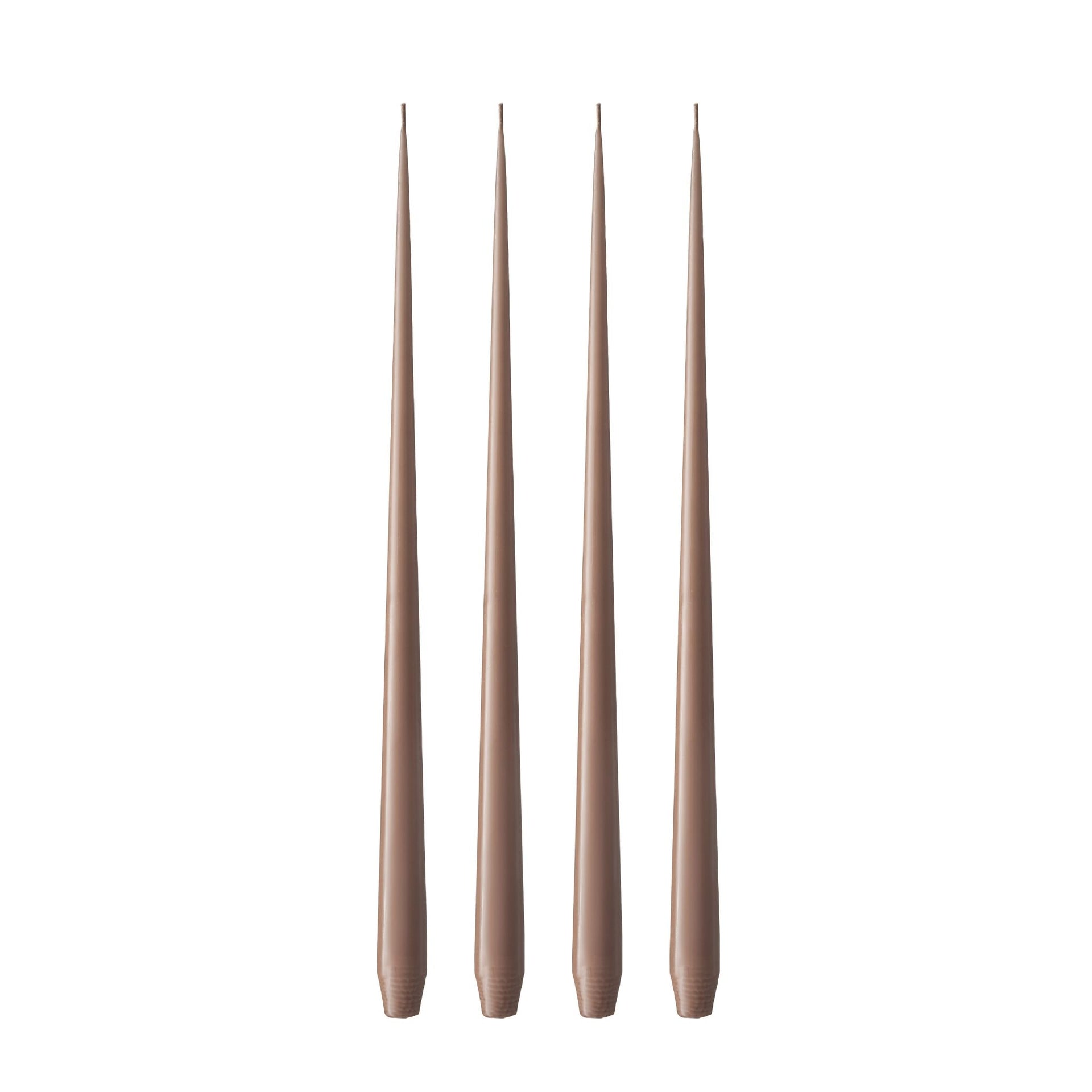 Ester & Erik Taper Candle Pair - Soft Clay