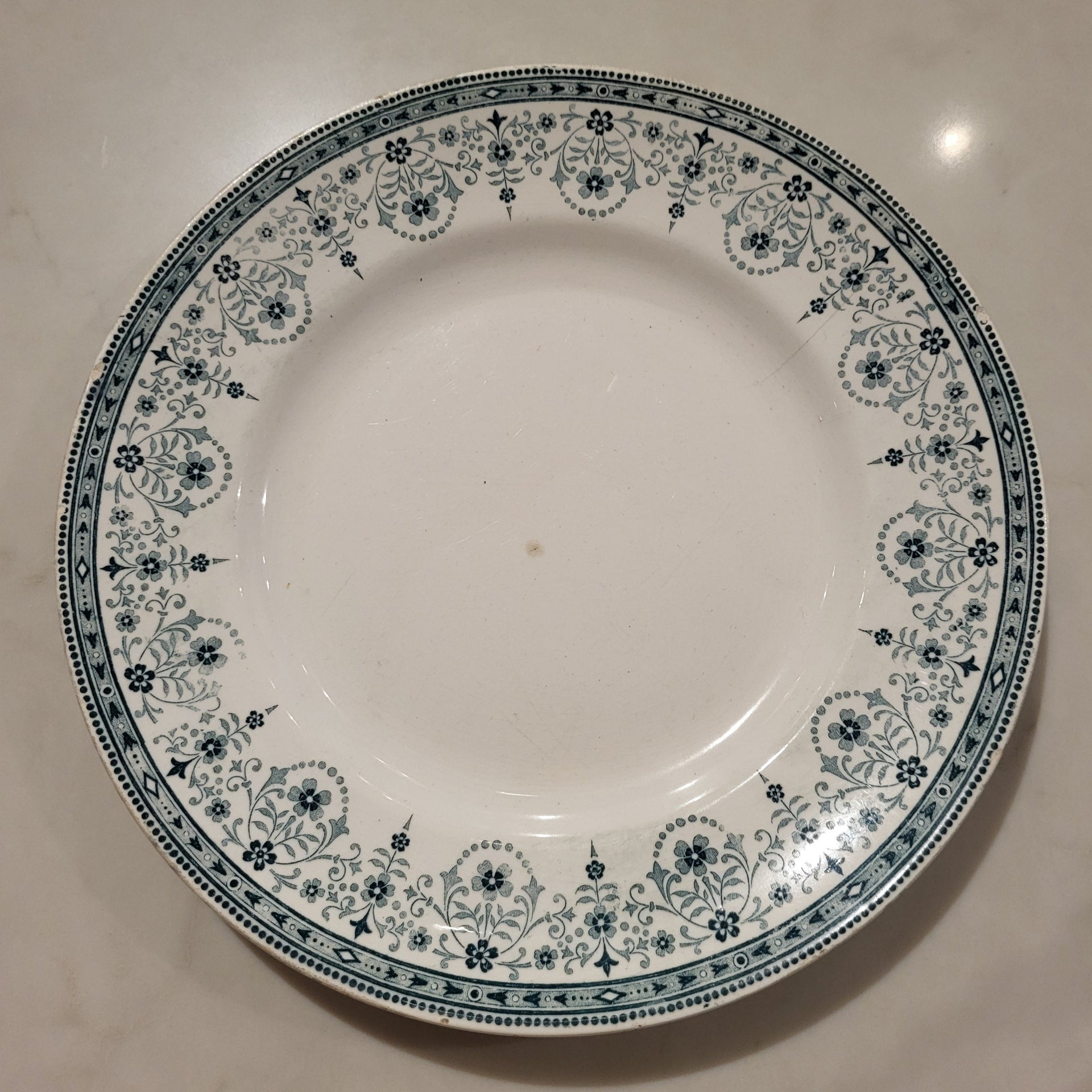 French Transferware Plate - from Paris