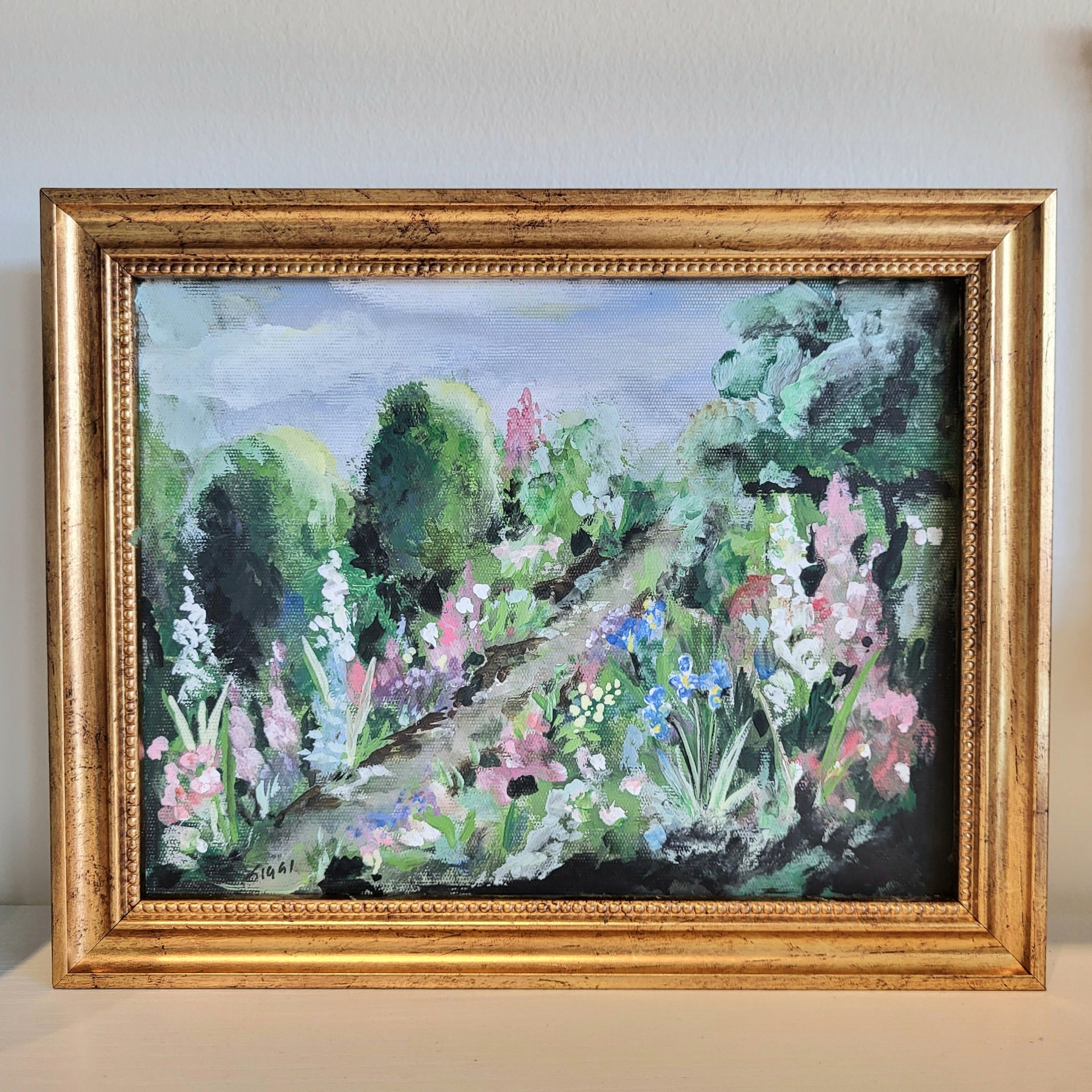 Garden Reverie Framed Original - Siggi