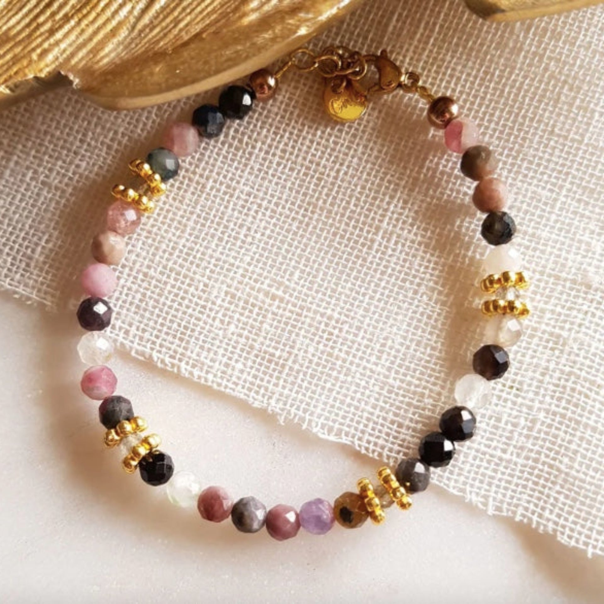 Ginandger Beaded Paola Turmaline Bracelet