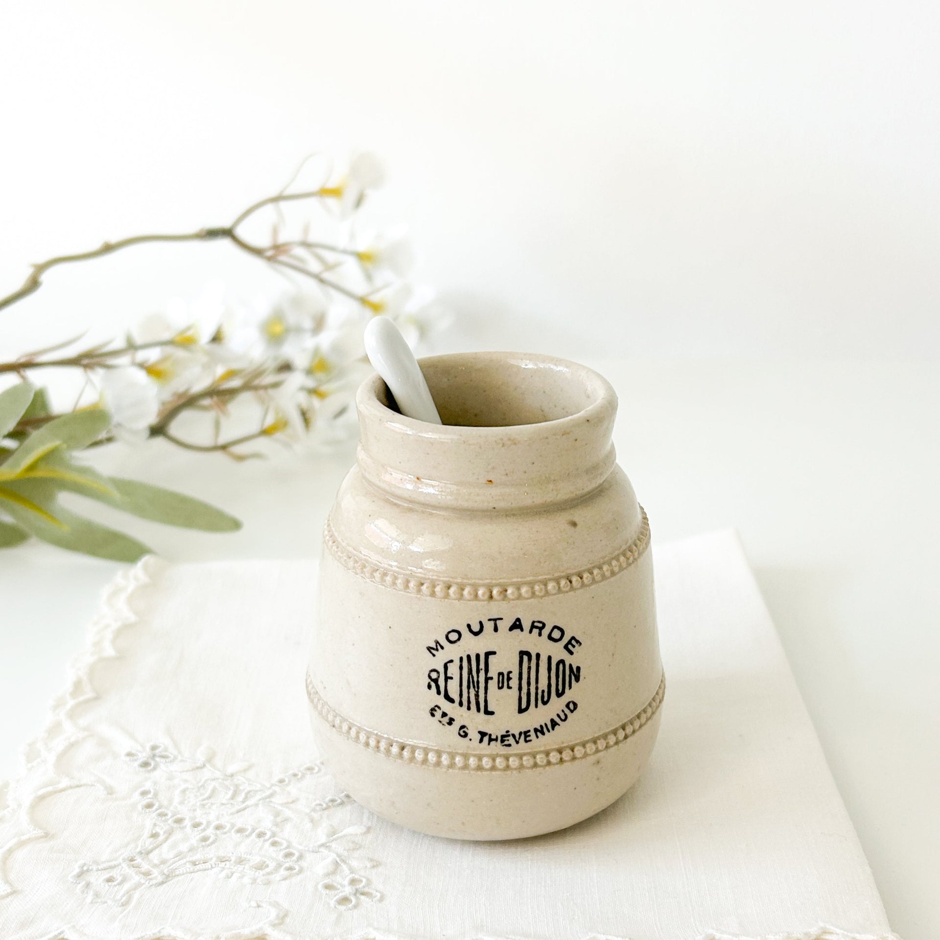Vintage Mustard Jar - from Paris