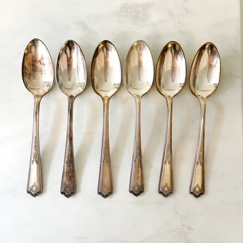 Antique Silver Spoons from Paris