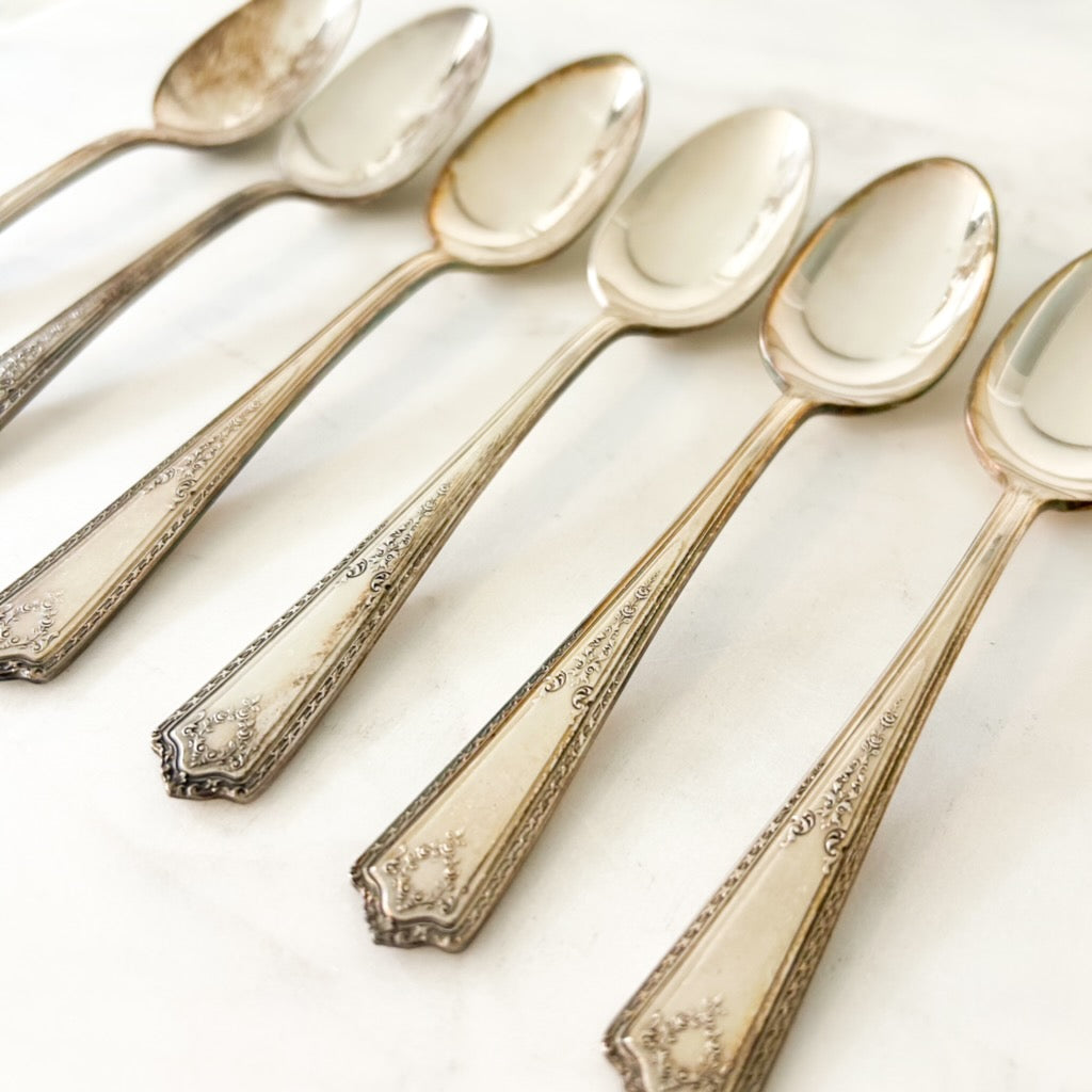 Antique Silver Spoons from Paris