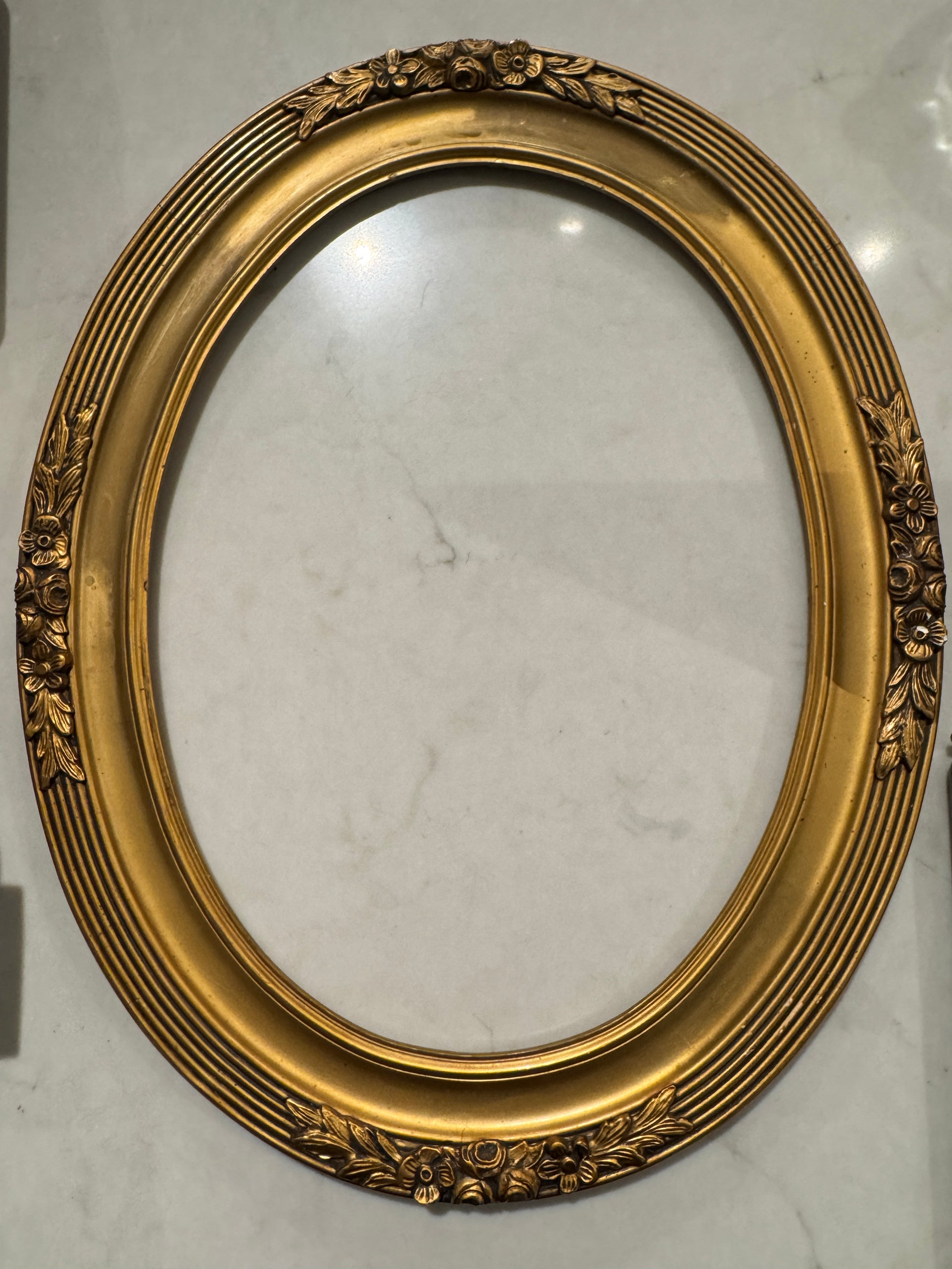 Antique Oval Frame - From Paris
