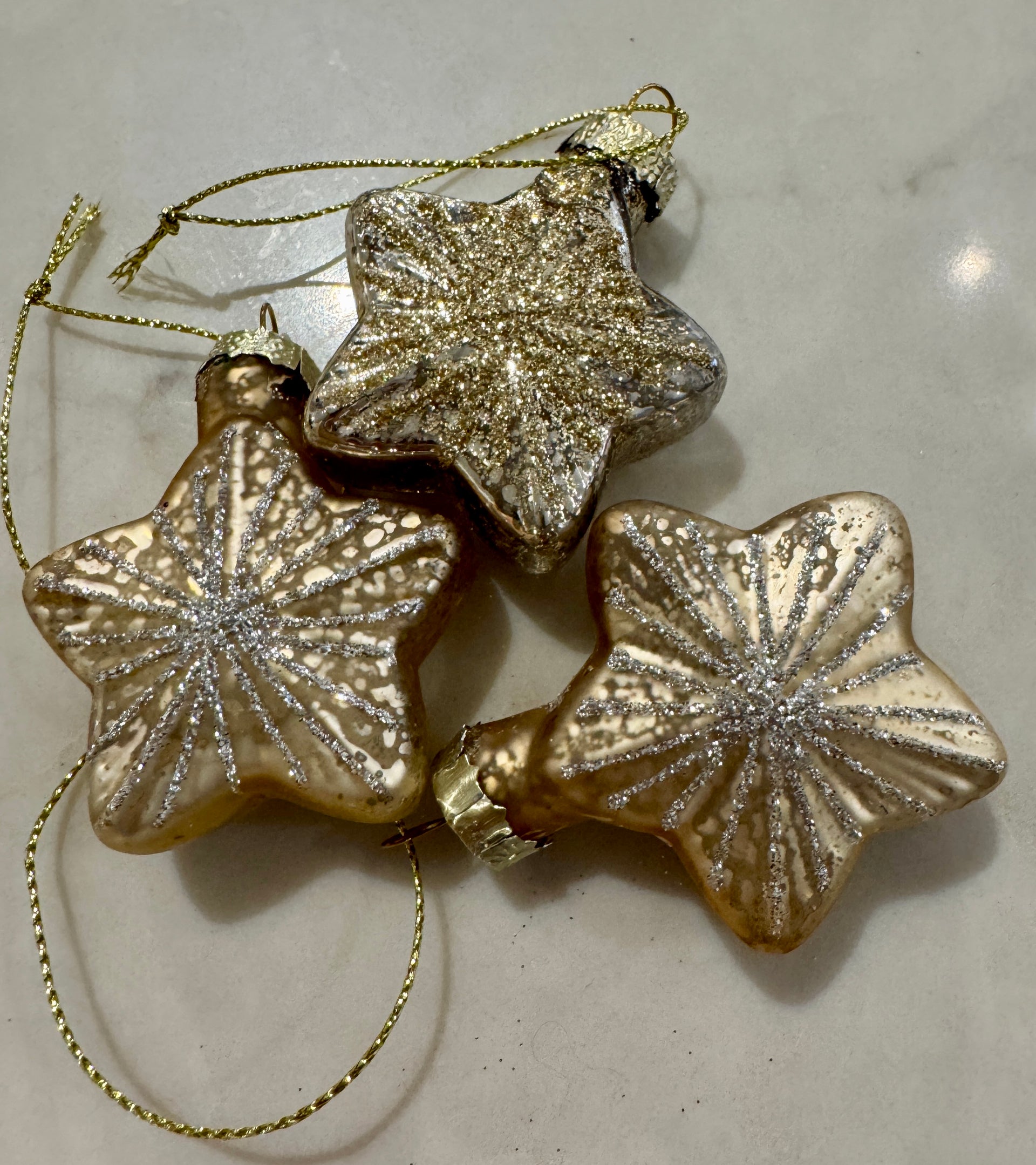 Glass Star Ornament