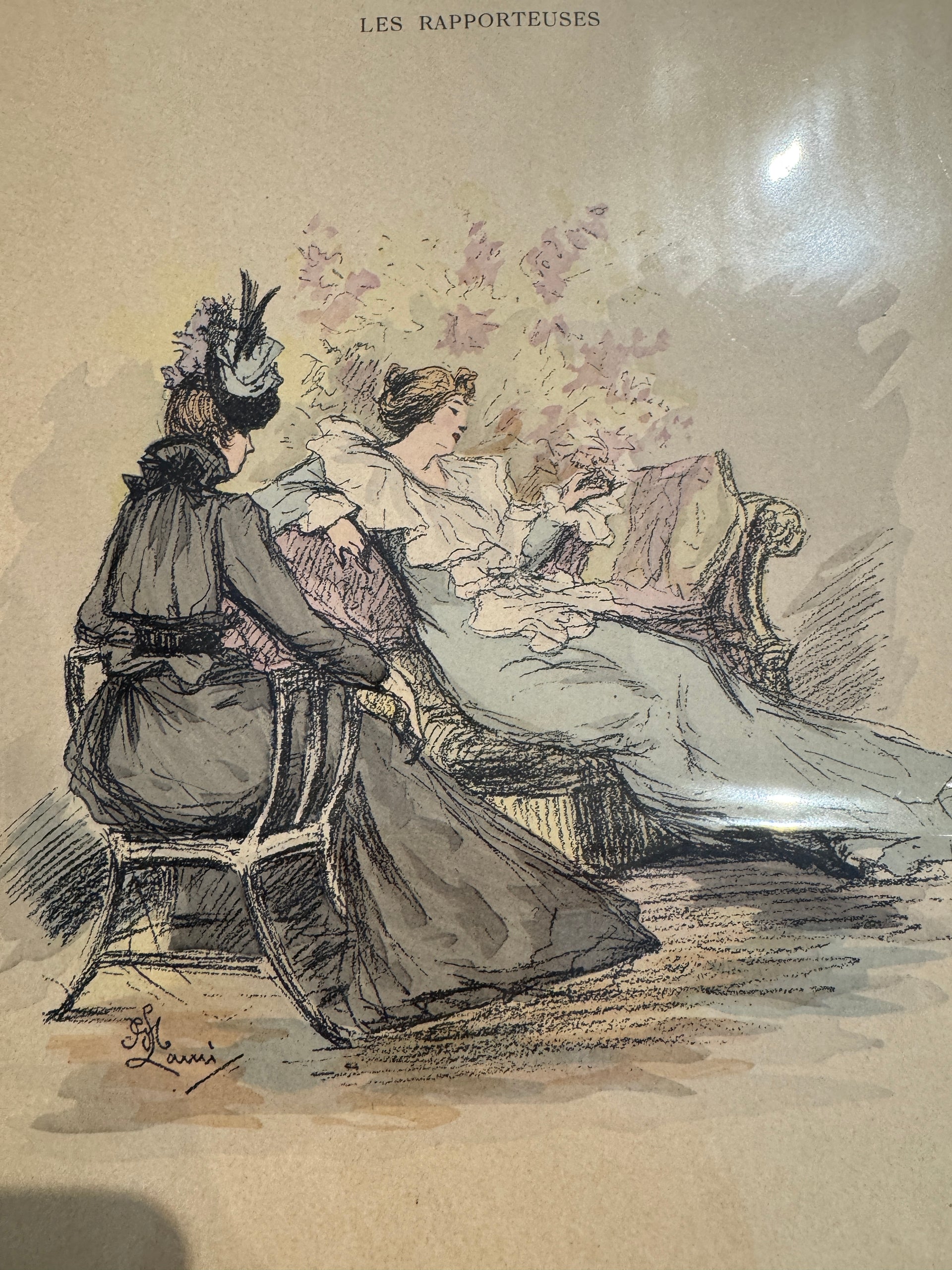 Entre Femmes Collection 1898 Book Pages - from Paris